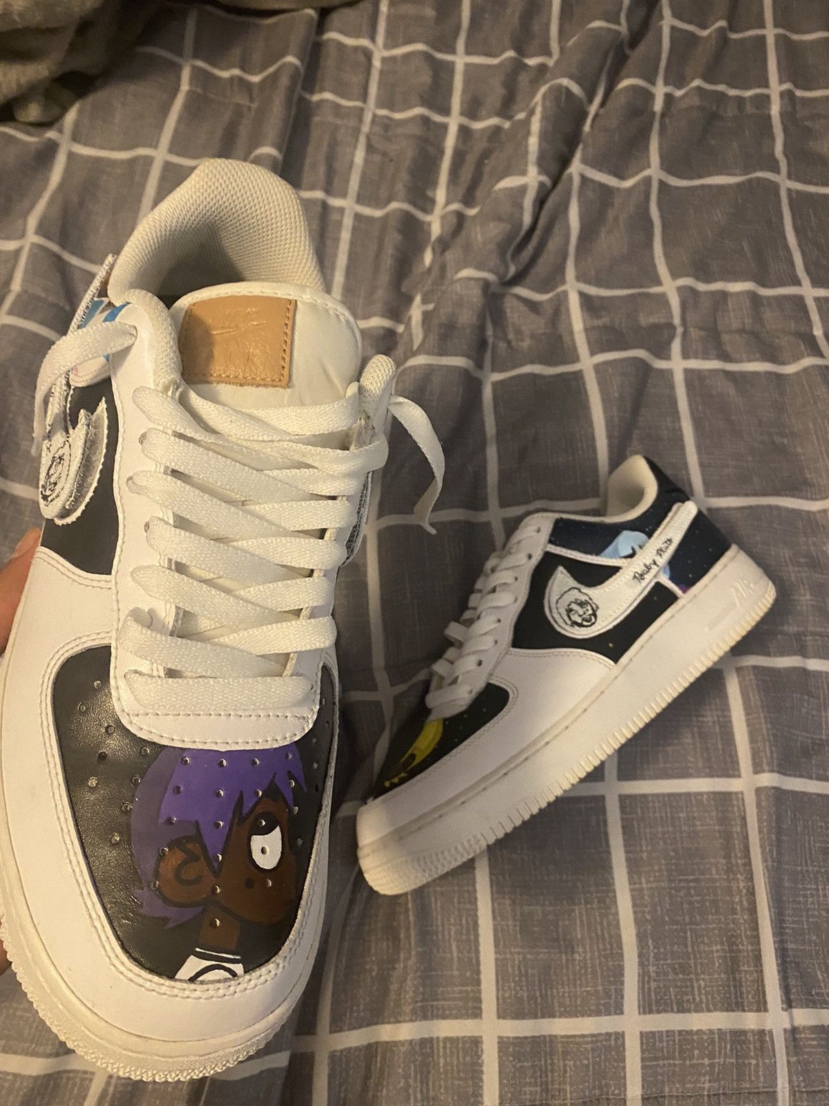 custom lil uzi air forces
