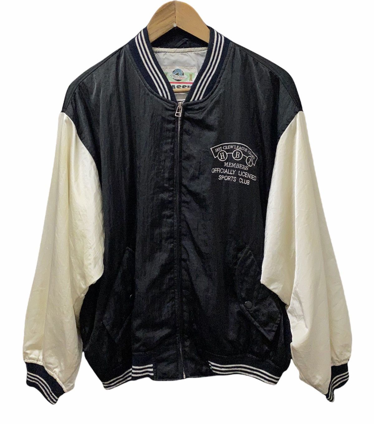 Vintage 🔥Vintage Hot Crew League Champ Bowling Varsity Jacket Size US L / EU 52-54 / 3 - 7 Thumbnail