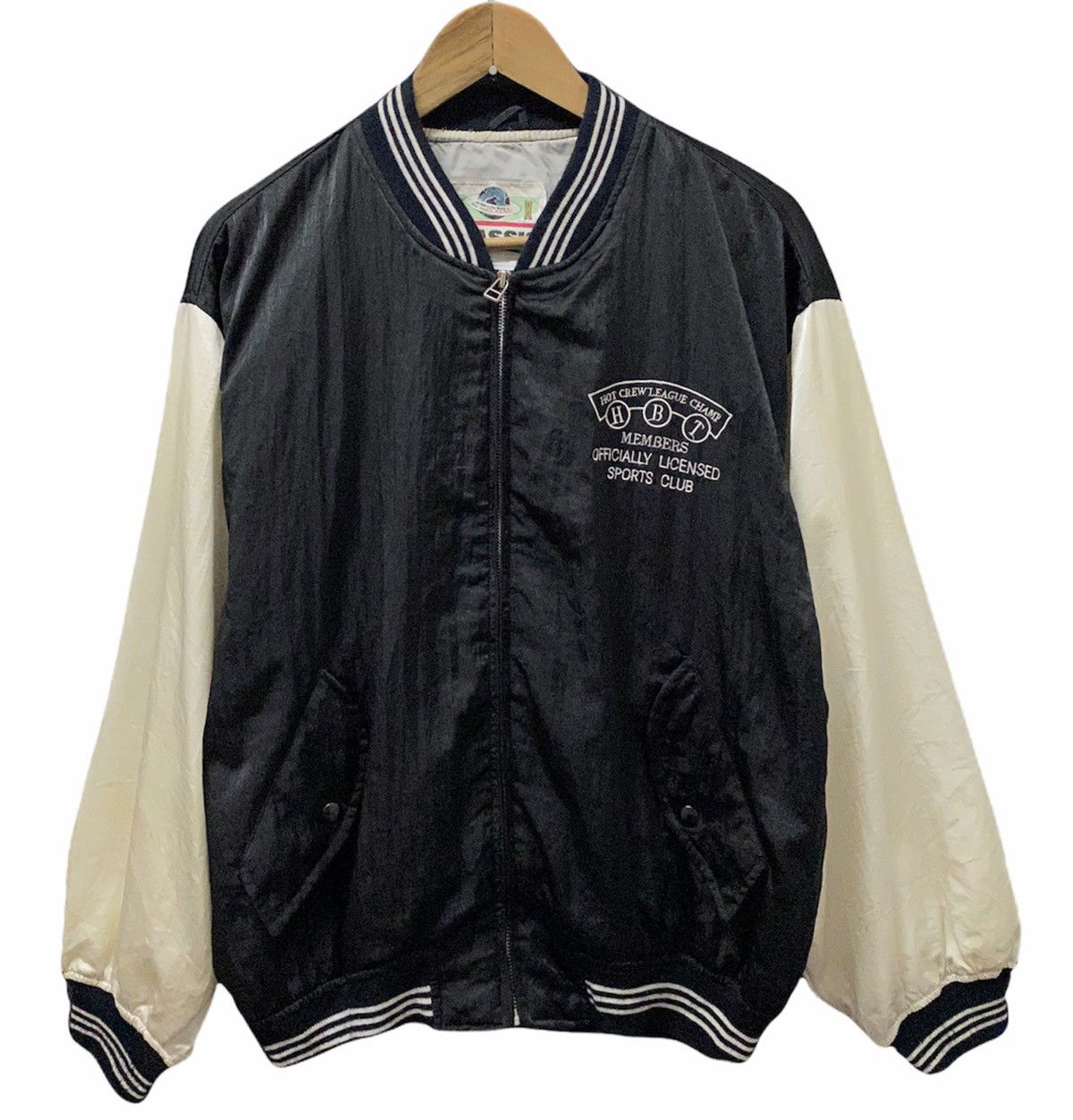 Vintage 🔥Vintage Hot Crew League Champ Bowling Varsity Jacket Size US L / EU 52-54 / 3 - 2 Thumbnail