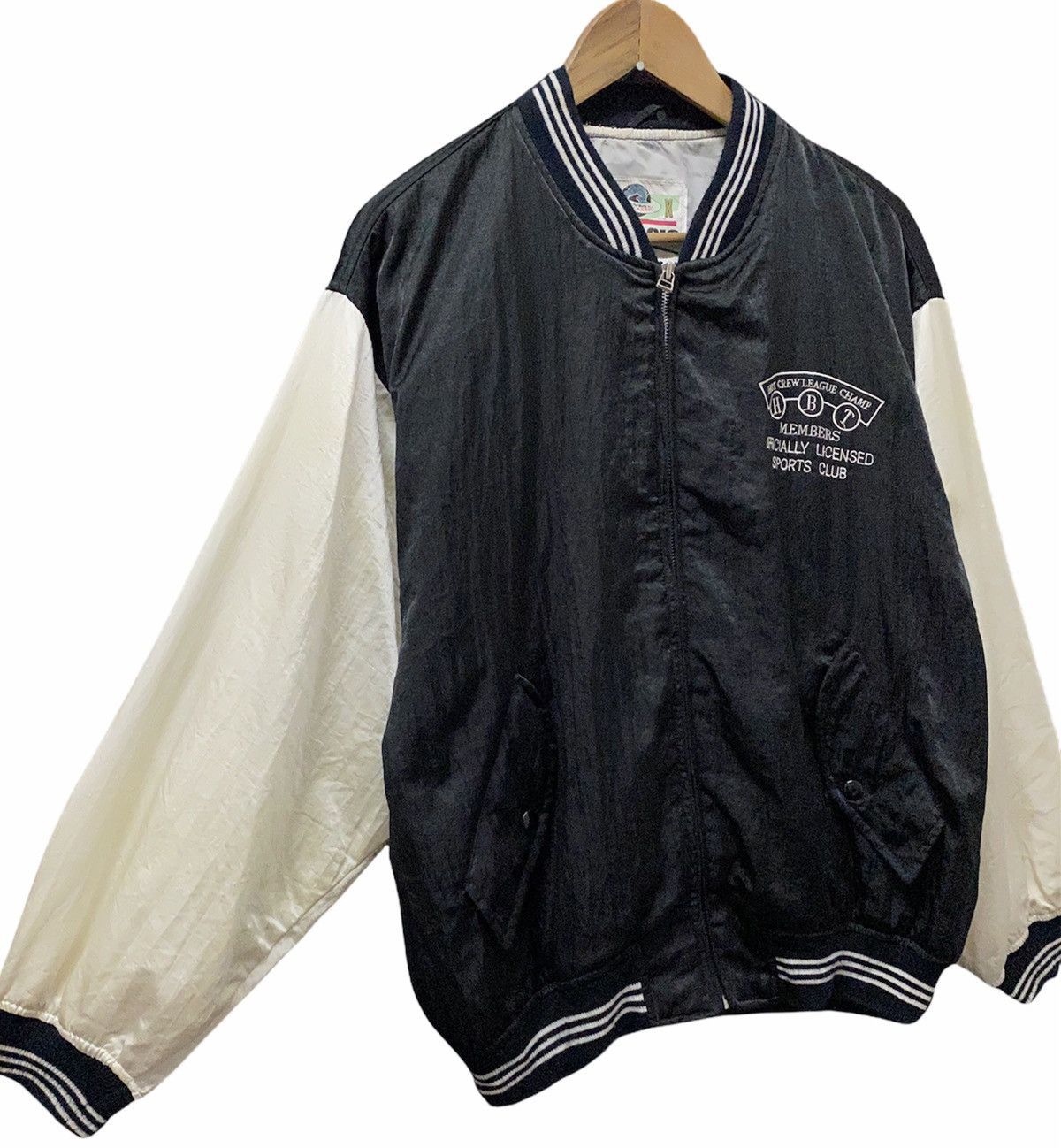 Vintage 🔥Vintage Hot Crew League Champ Bowling Varsity Jacket Size US L / EU 52-54 / 3 - 4 Thumbnail