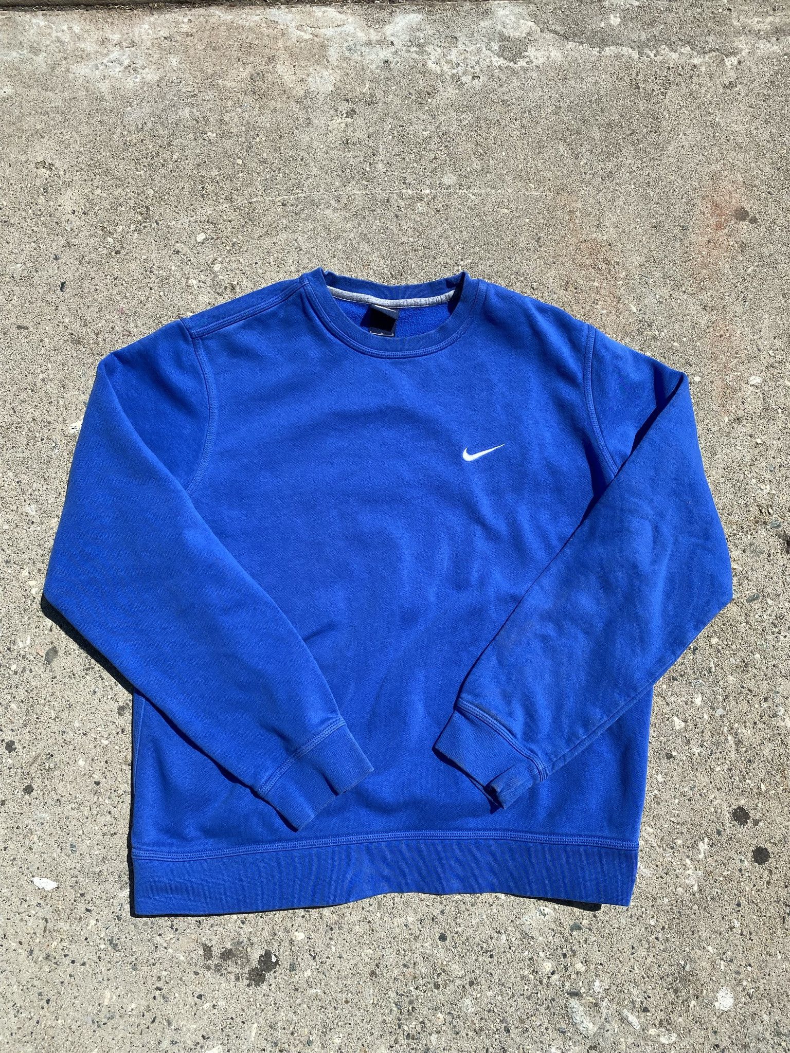 Blue Nike Swoosh Sweater