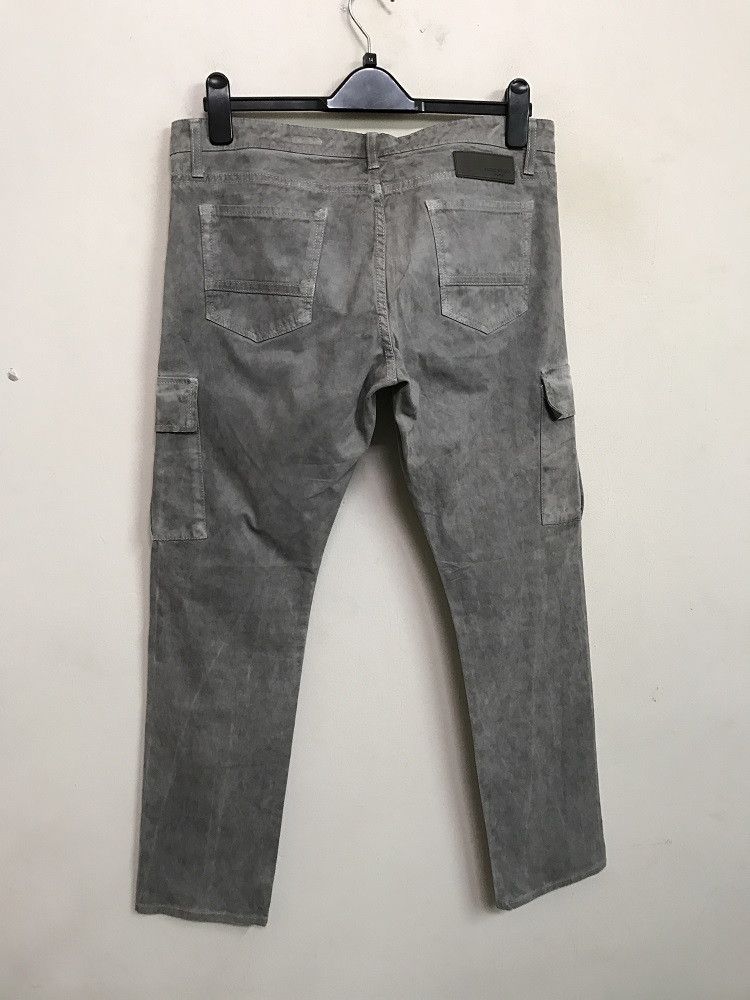 Designer × Paolo Pecora PAOLO PECORA MILANO Grey Cargo Stretchable Trouser Pant Size US 32 / EU 48 - 11 Thumbnail