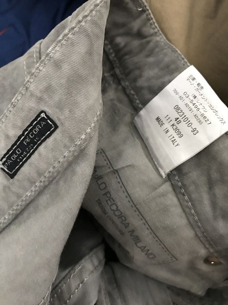 Designer × Paolo Pecora PAOLO PECORA MILANO Grey Cargo Stretchable Trouser Pant Size US 32 / EU 48 - 18 Thumbnail