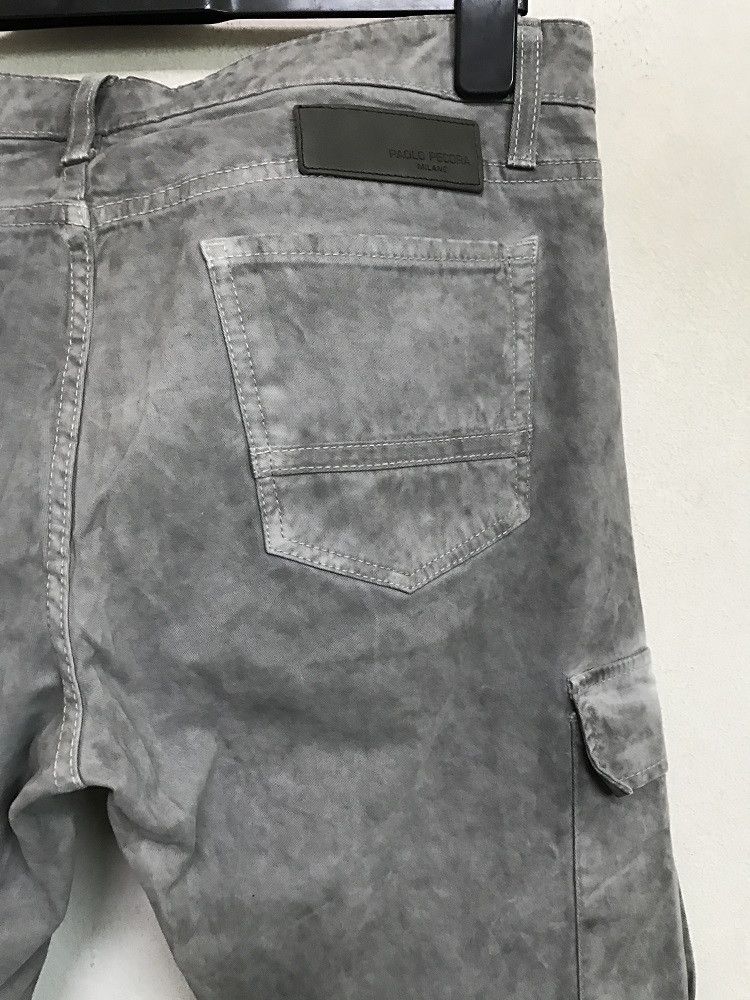 Designer × Paolo Pecora PAOLO PECORA MILANO Grey Cargo Stretchable Trouser Pant Size US 32 / EU 48 - 1 Thumbnail
