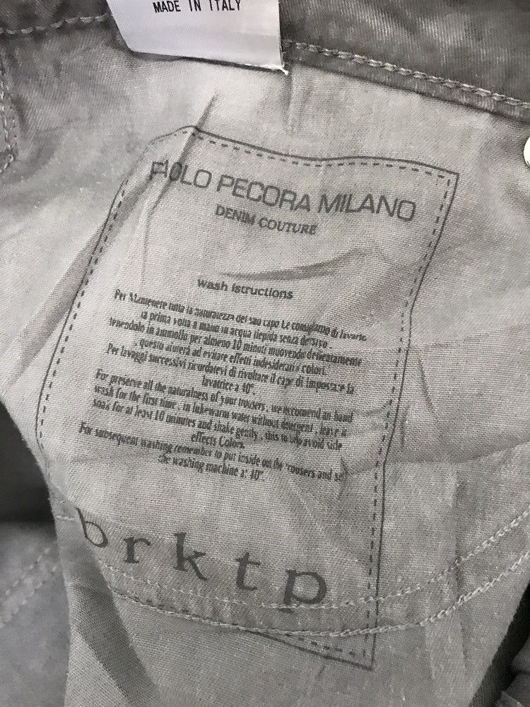 Designer × Paolo Pecora PAOLO PECORA MILANO Grey Cargo Stretchable Trouser Pant Size US 32 / EU 48 - 19 Thumbnail