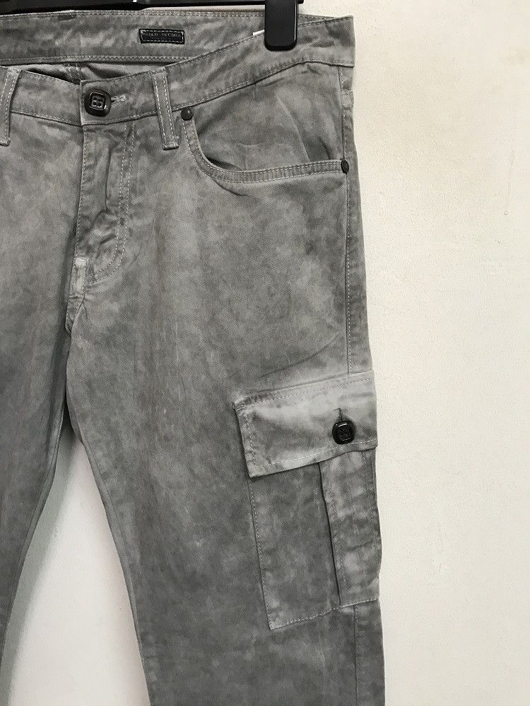 Designer × Paolo Pecora PAOLO PECORA MILANO Grey Cargo Stretchable Trouser Pant Size US 32 / EU 48 - 4 Thumbnail