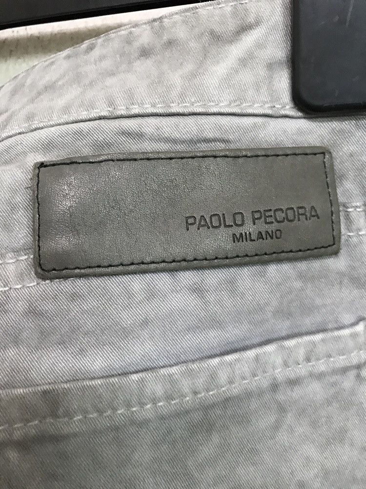 Designer × Paolo Pecora PAOLO PECORA MILANO Grey Cargo Stretchable Trouser Pant Size US 32 / EU 48 - 13 Thumbnail