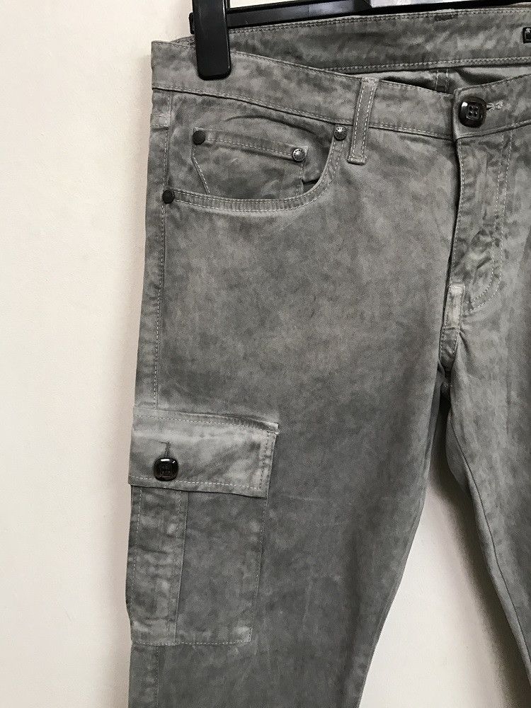 Designer × Paolo Pecora PAOLO PECORA MILANO Grey Cargo Stretchable Trouser Pant Size US 32 / EU 48 - 3 Thumbnail