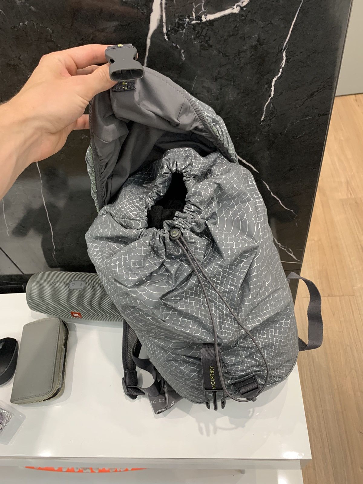 Adidas × Stella McCartney Stella McCartney x Adidas Backpack Size ONE SIZE - 18 Thumbnail