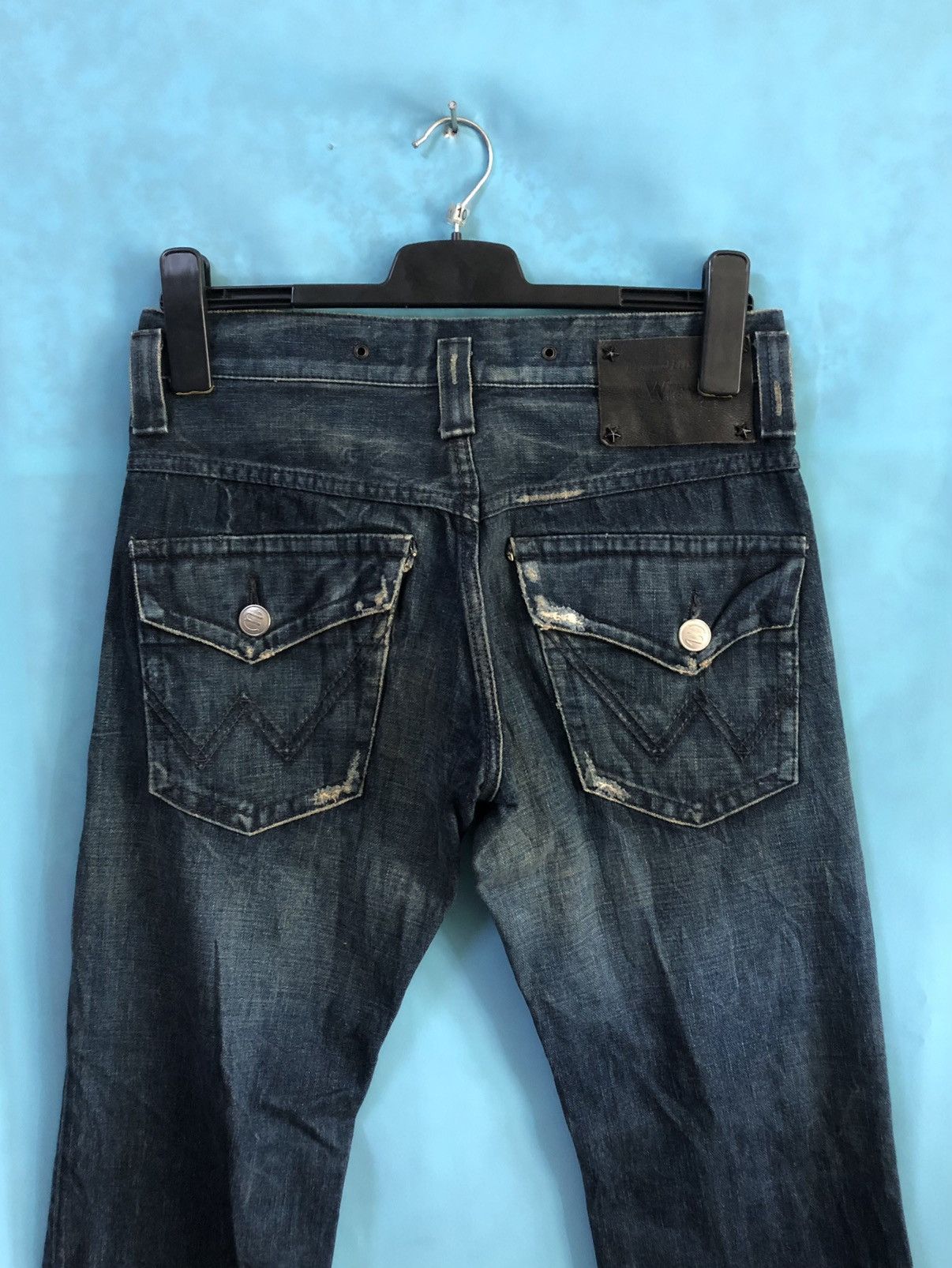 Wrangler 1990s faded mud boot cuts #1991 Size US 30 / EU 46 - 1 Thumbnail