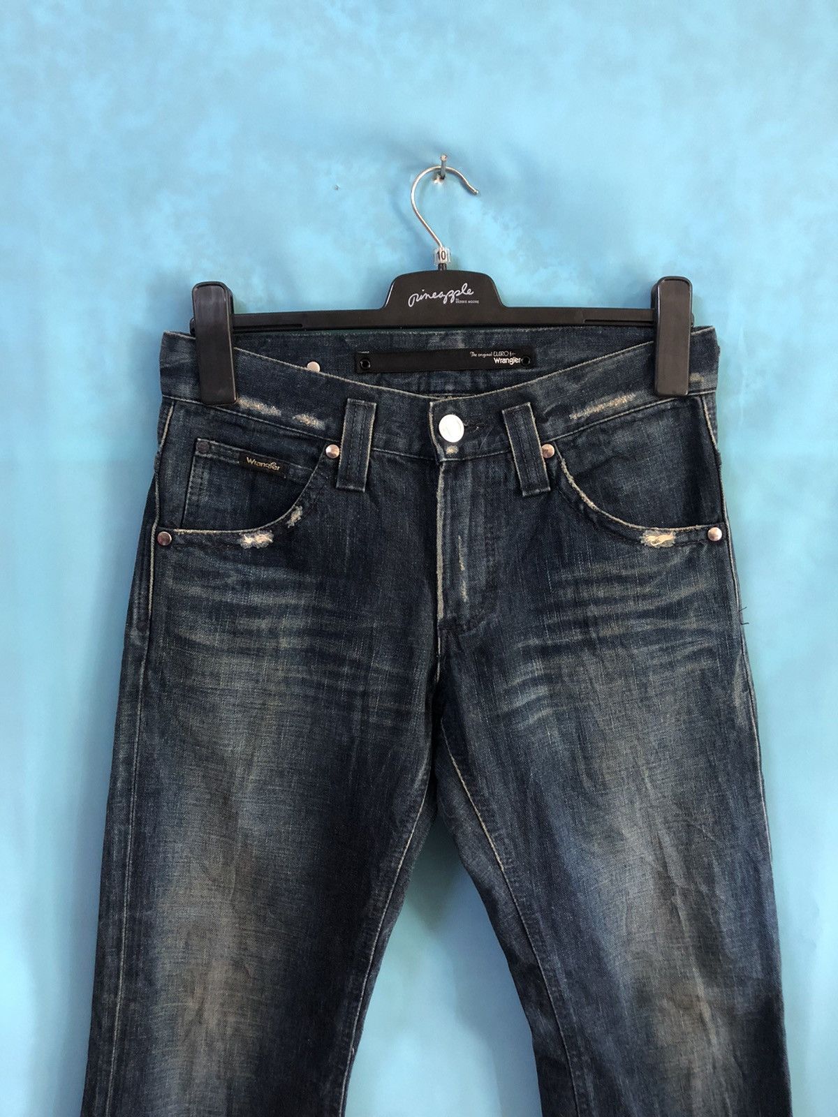 Wrangler 1990s faded mud boot cuts #1991 Size US 30 / EU 46 - 3 Thumbnail