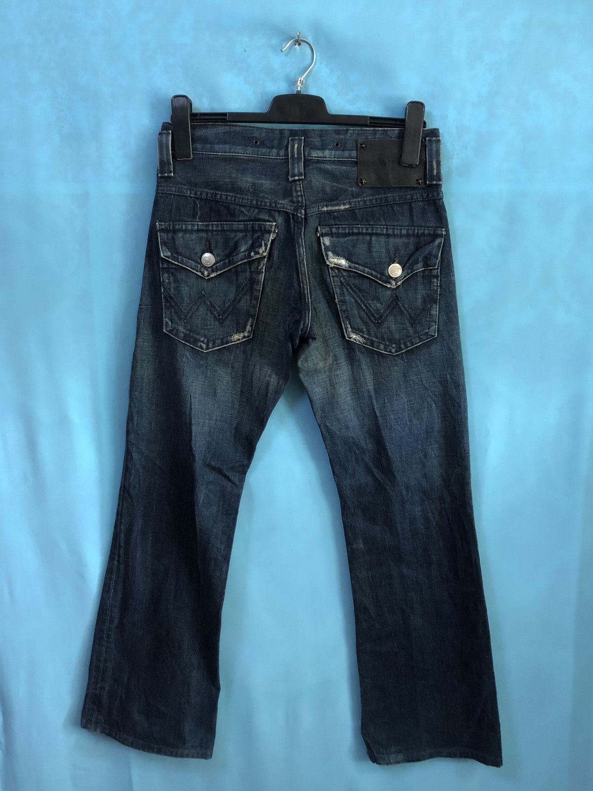 Wrangler 1990s faded mud boot cuts #1991 Size US 30 / EU 46 - 4 Thumbnail