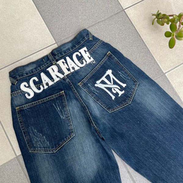 LMC x SCARFACE - Printed Denim Pants