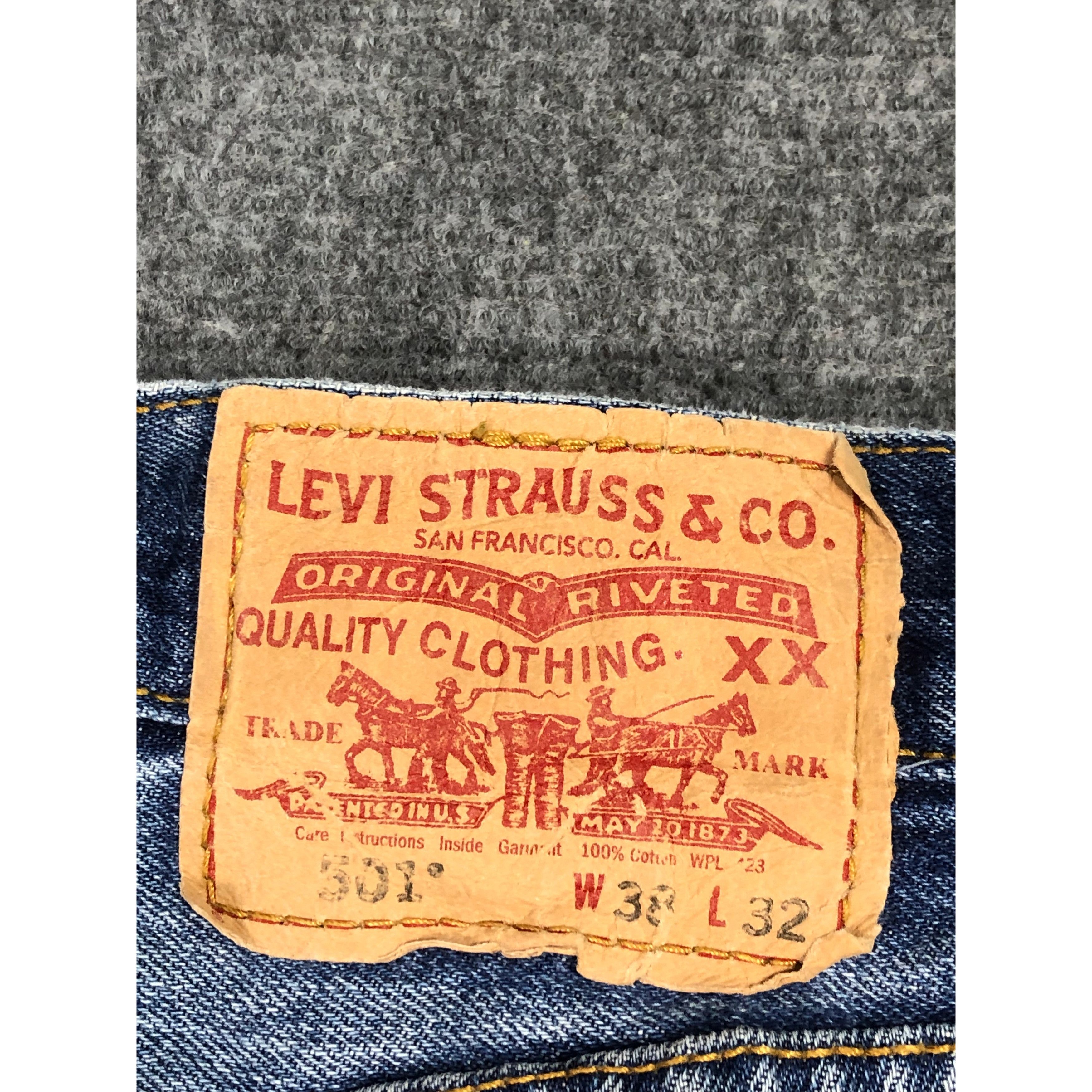 Levi's Vintage Levis 501 Faded Denim Pant DP0139 Size US 39 - 5 Thumbnail