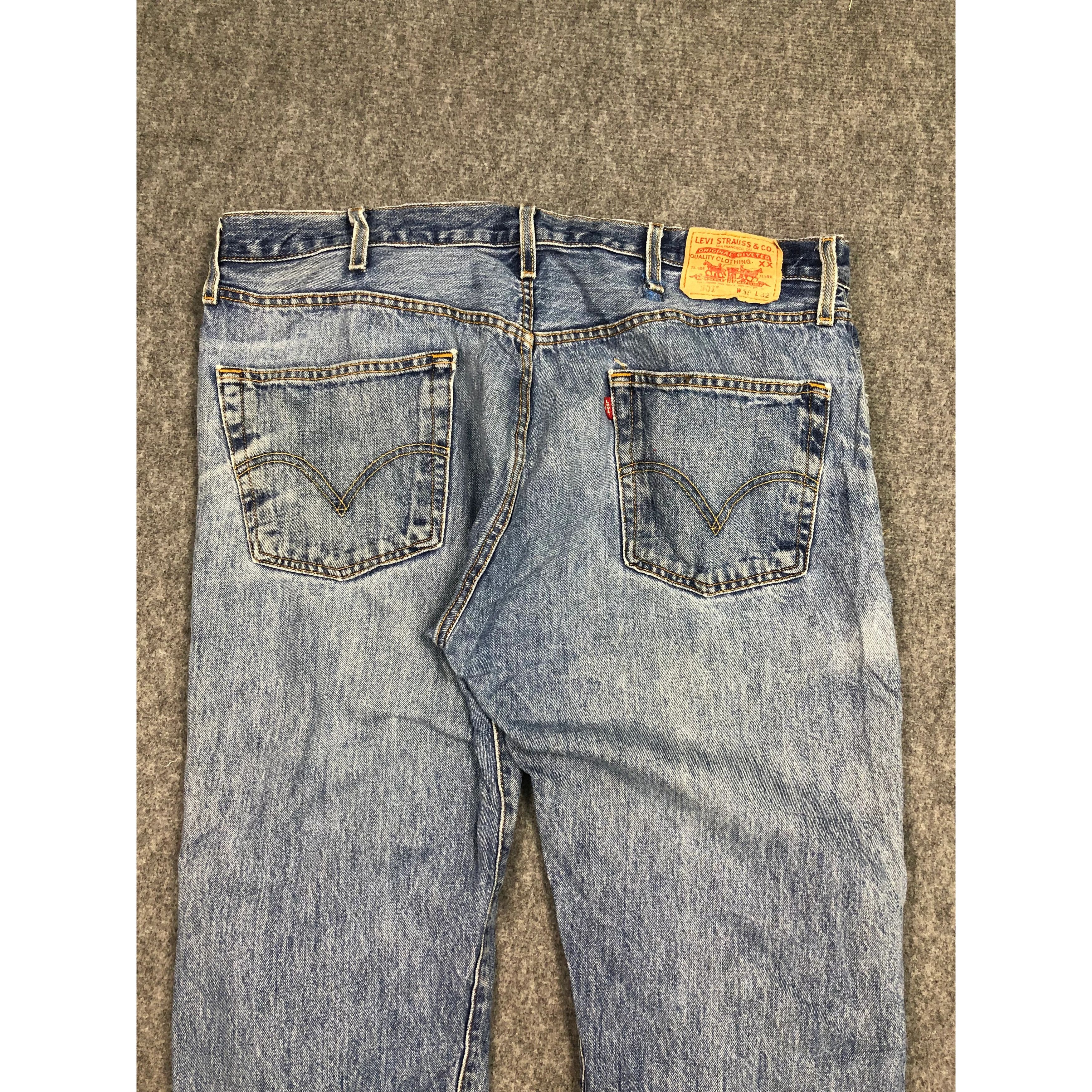 Levi's Vintage Levis 501 Faded Denim Pant DP0139 Size US 39 - 4 Thumbnail