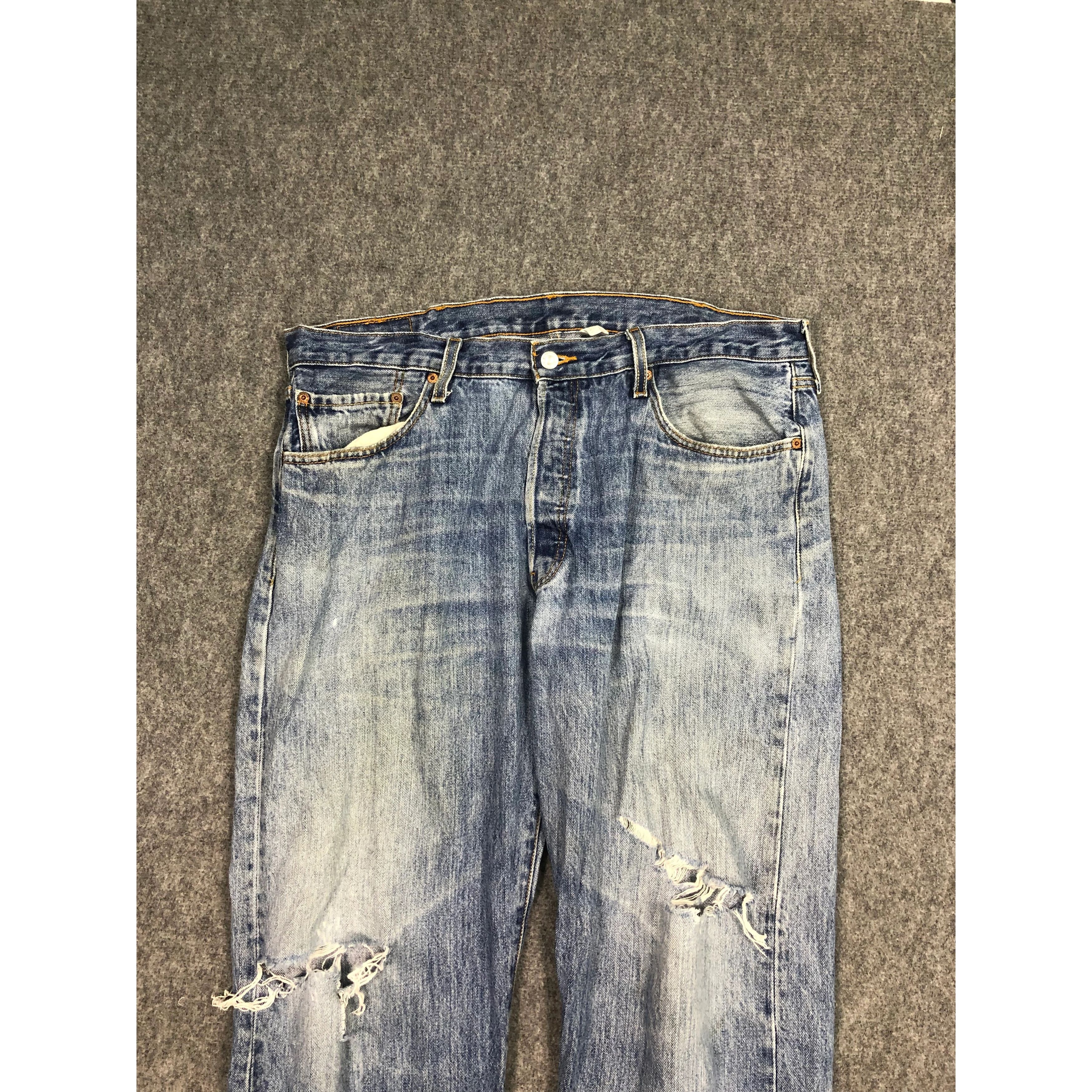 Levi's Vintage Levis 501 Faded Denim Pant DP0139 Size US 39 - 3 Thumbnail