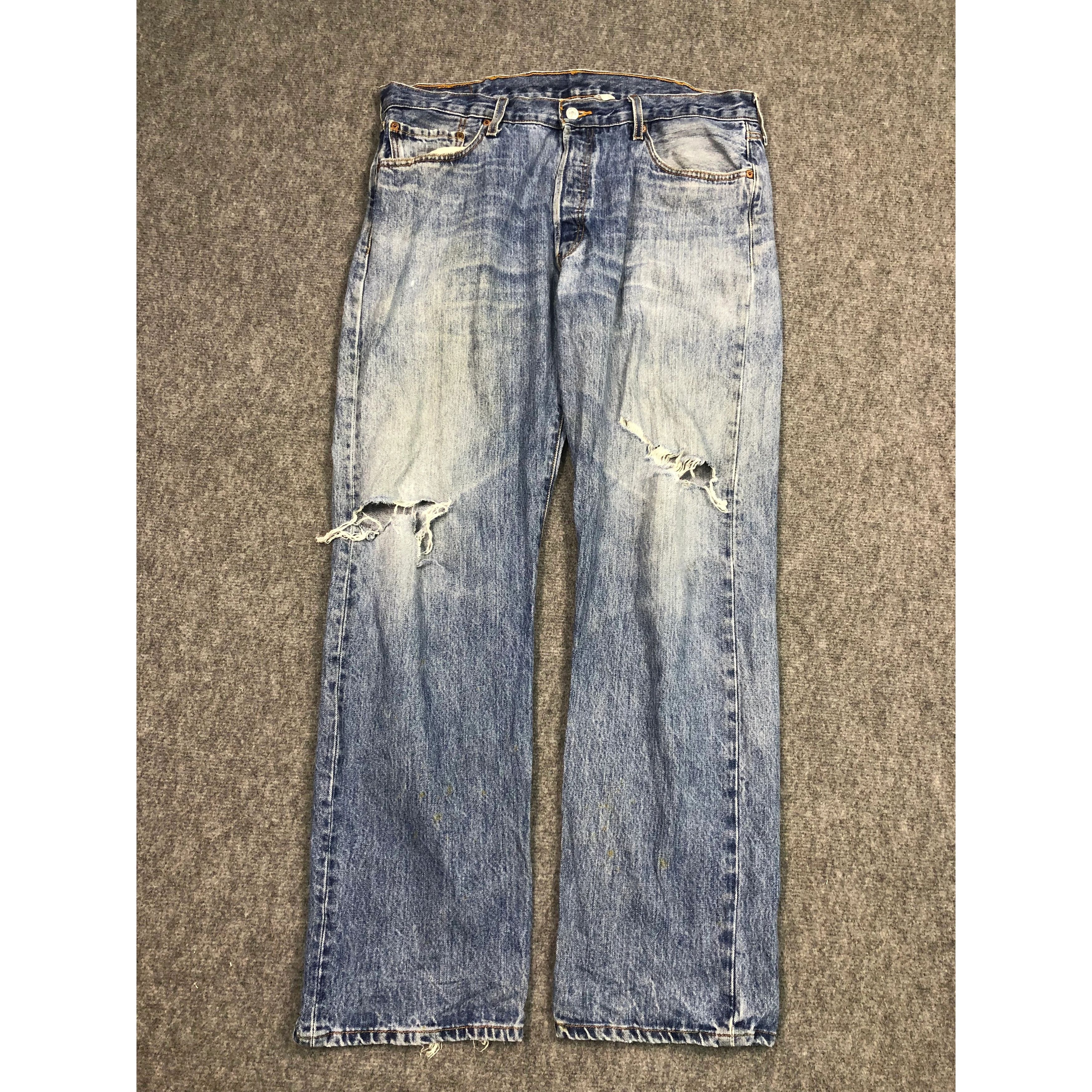 Levi's Vintage Levis 501 Faded Denim Pant DP0139 Size US 39 - 1 Thumbnail