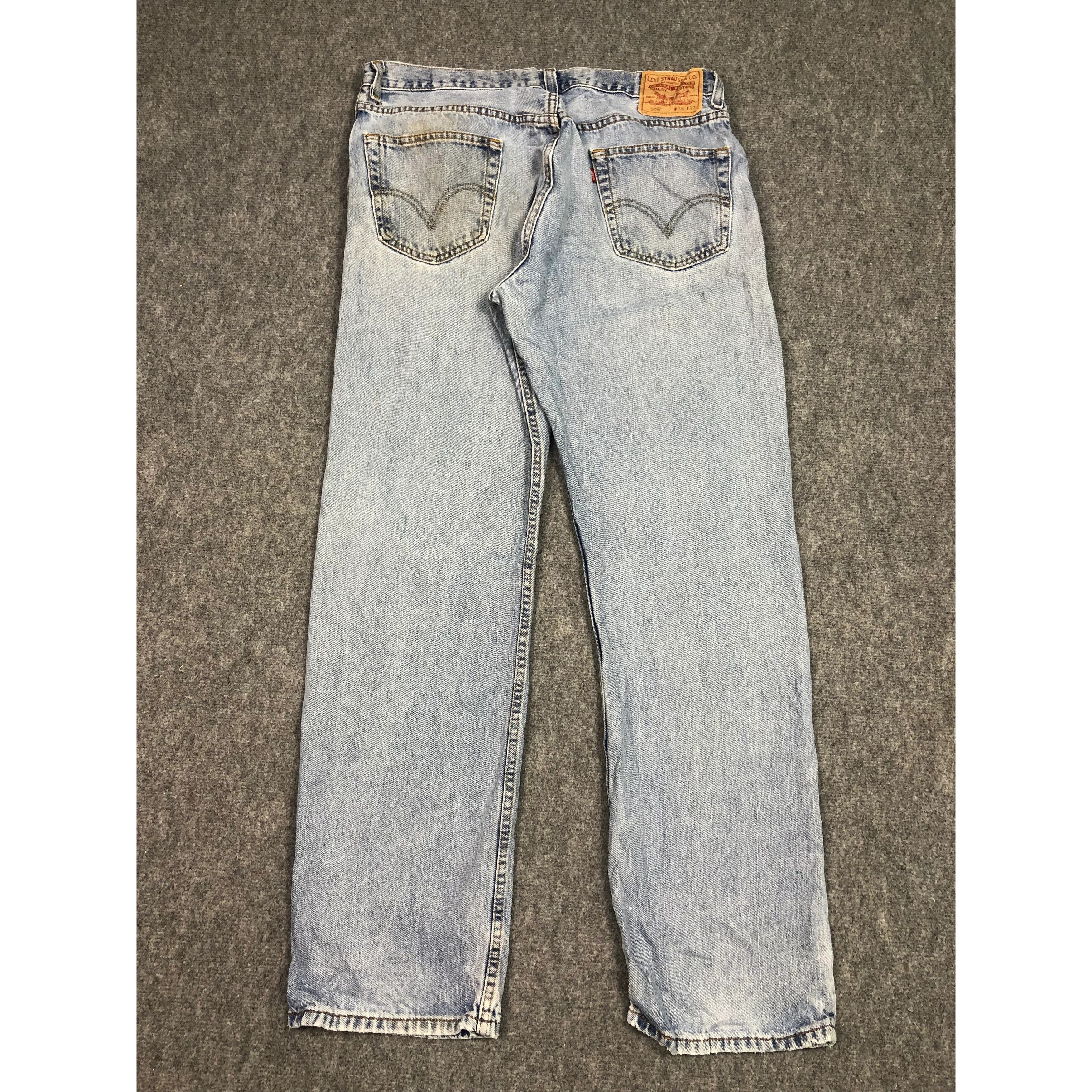Levi's Vintage Levis 505 Regular Fit Faded Denim DP0196 Size US 35 - 2 Thumbnail