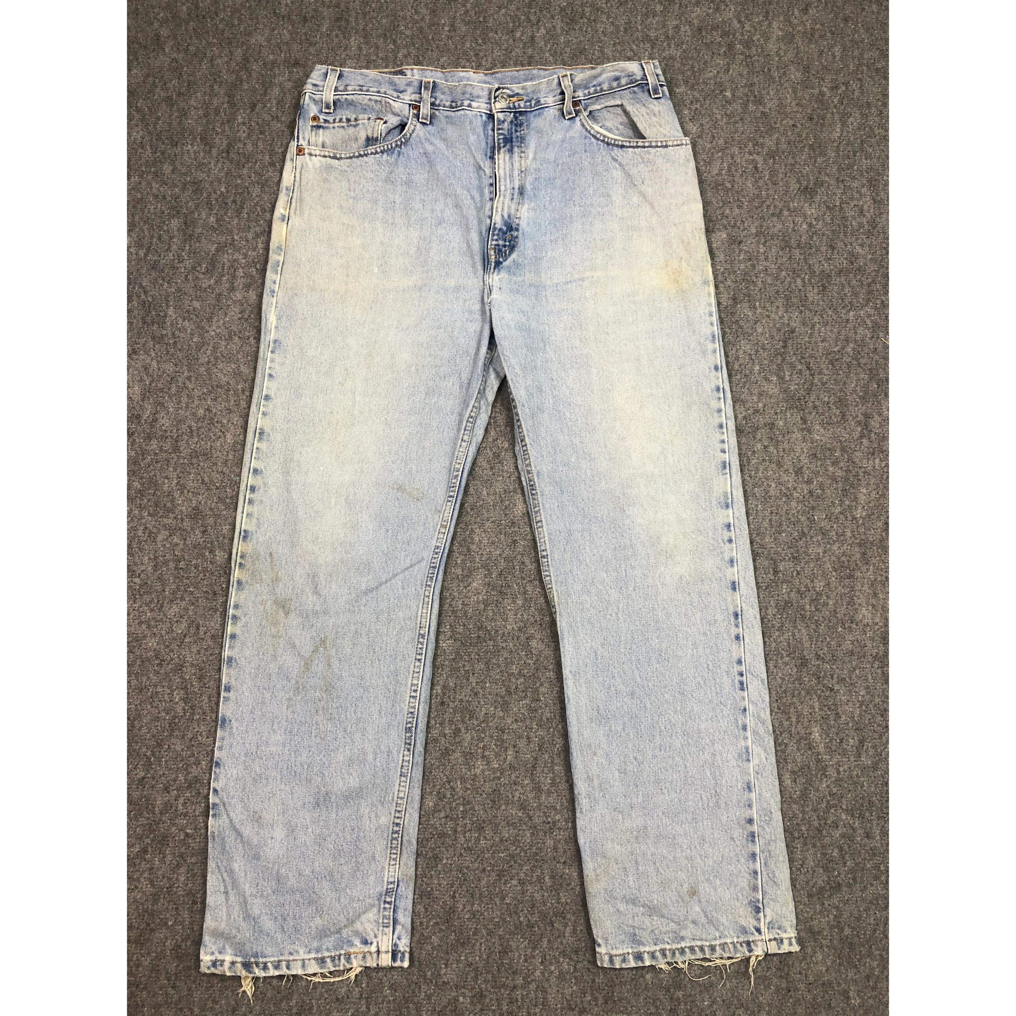 Levi's Vintage 90s Levis 505 Regular Fit Faded Denim DP0210 Size US 38 / EU 54 - 1 Thumbnail