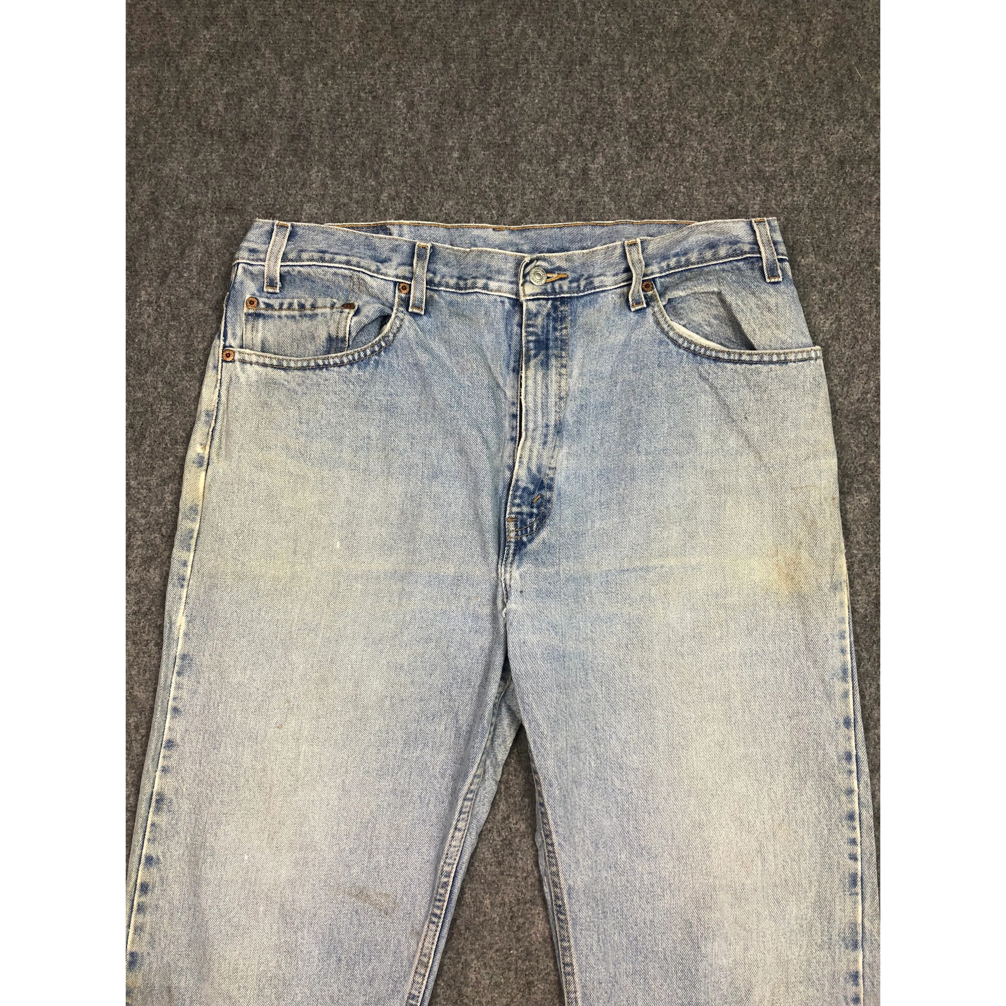Levi's Vintage 90s Levis 505 Regular Fit Faded Denim DP0210 Size US 38 / EU 54 - 3 Thumbnail