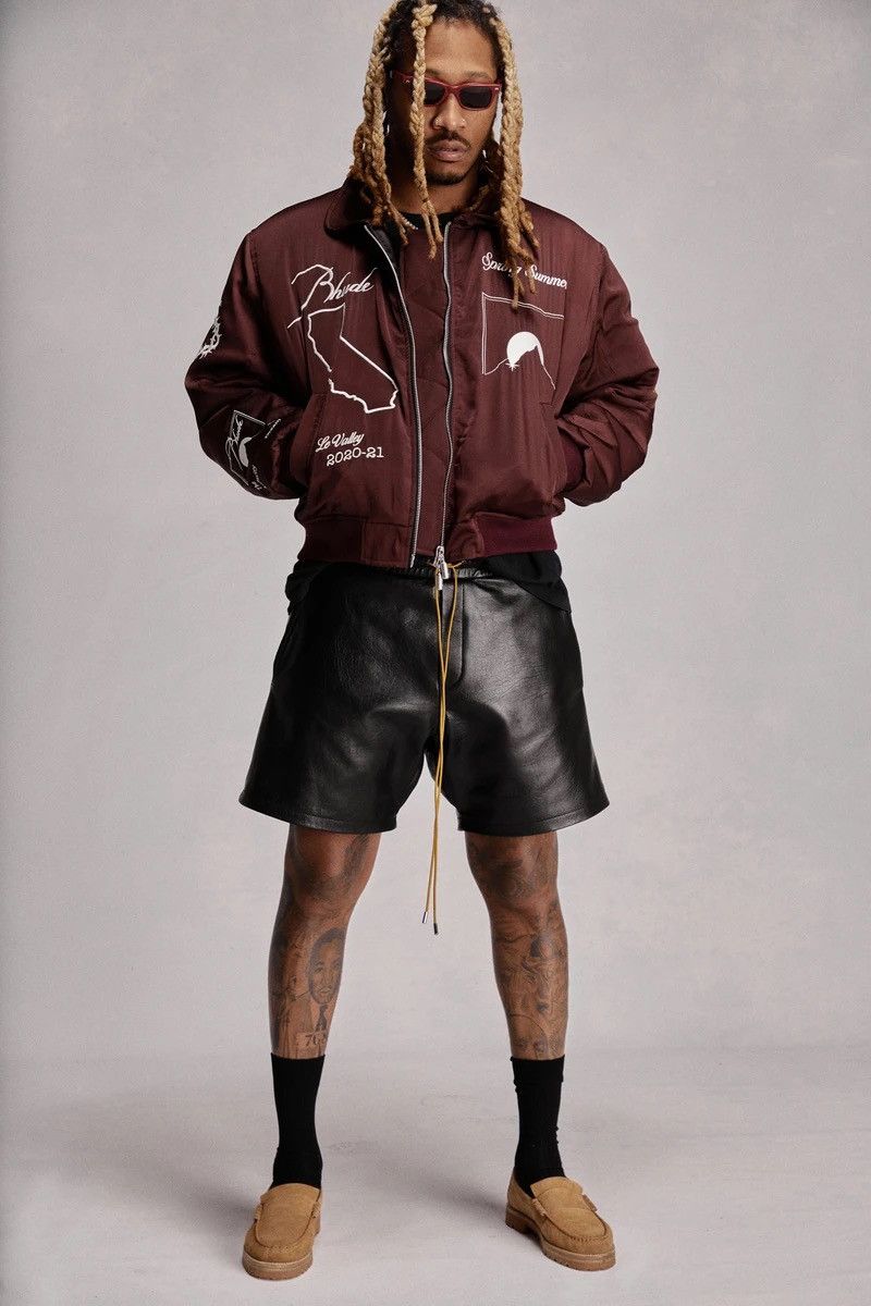 Rhude Ciesta Leather Shorts Large Size US 34 / EU 50 - 1 Thumbnail