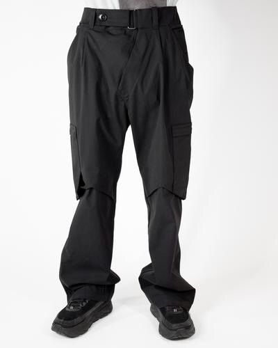 Kiko Kostadinov 00092020 Bindra Cargo Trousers Phantom Black EU 48 Size US 32 / EU 48 - 4 Thumbnail