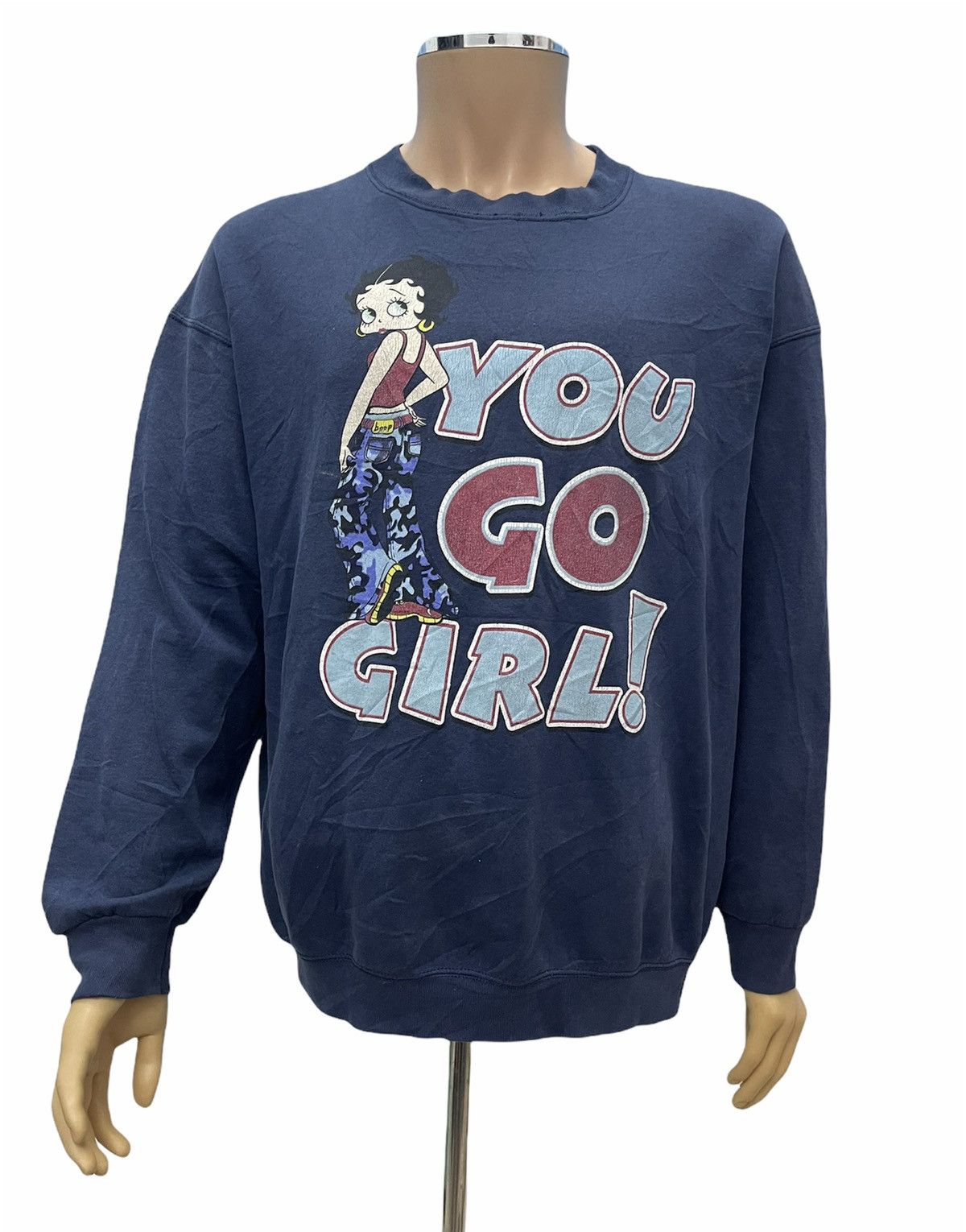 RARE🔥 Vintage Betty Boop You Go Girl Sweatshirt