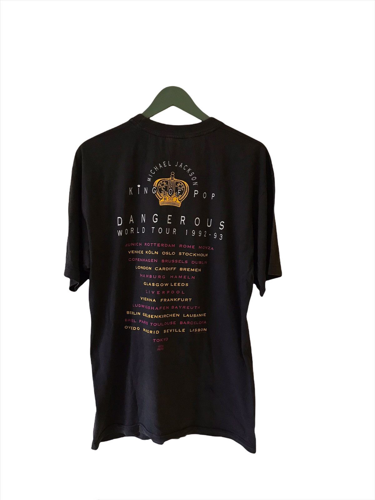 マイケルジャクソン 1992 1993 デンジャラス ワールド ツアー Tシャツ