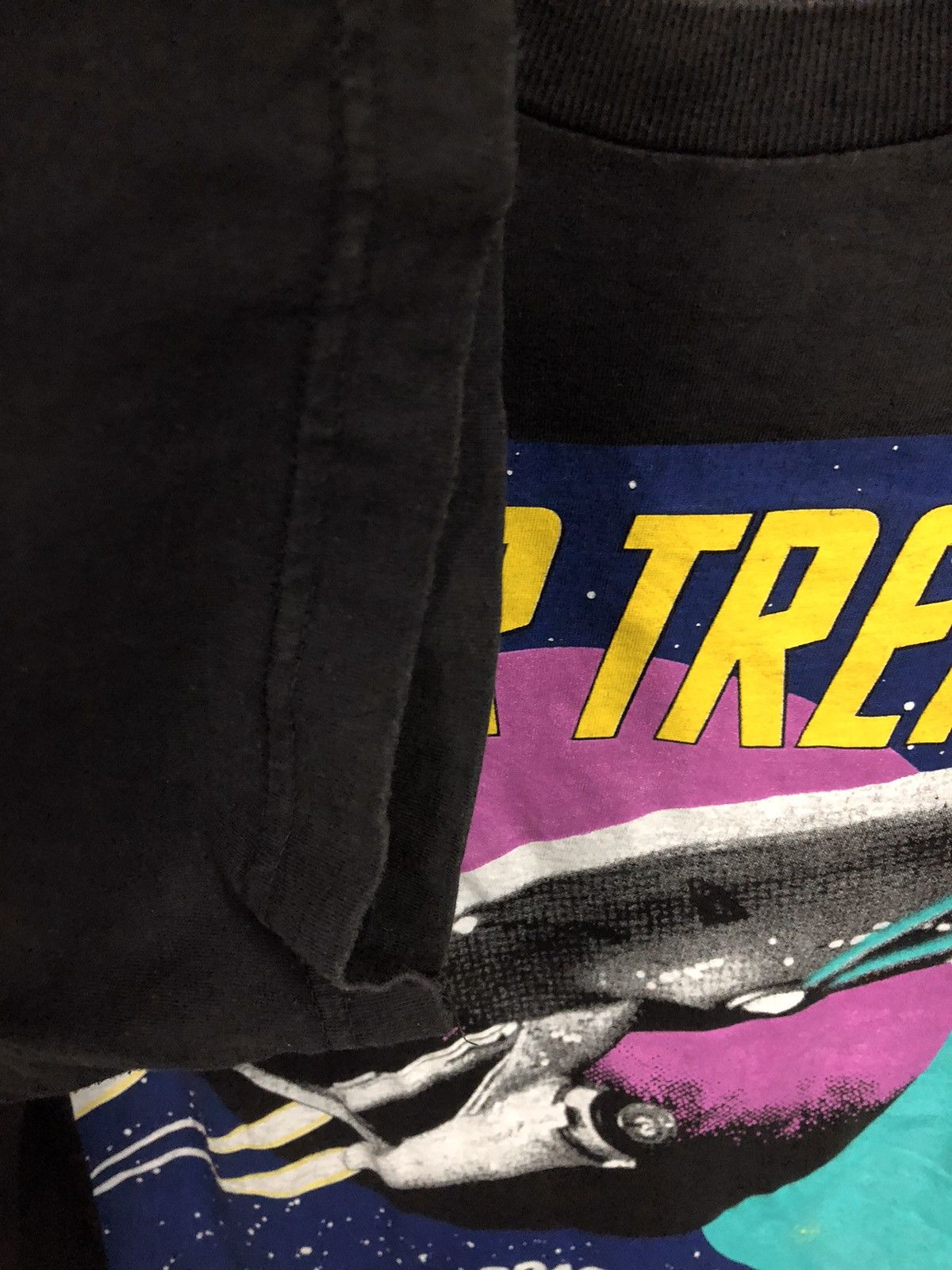 Vintage Vintage 1990 Star Trek Sapce The Final Frontier T Shirt Size US L / EU 52-54 / 3 - 5 Thumbnail