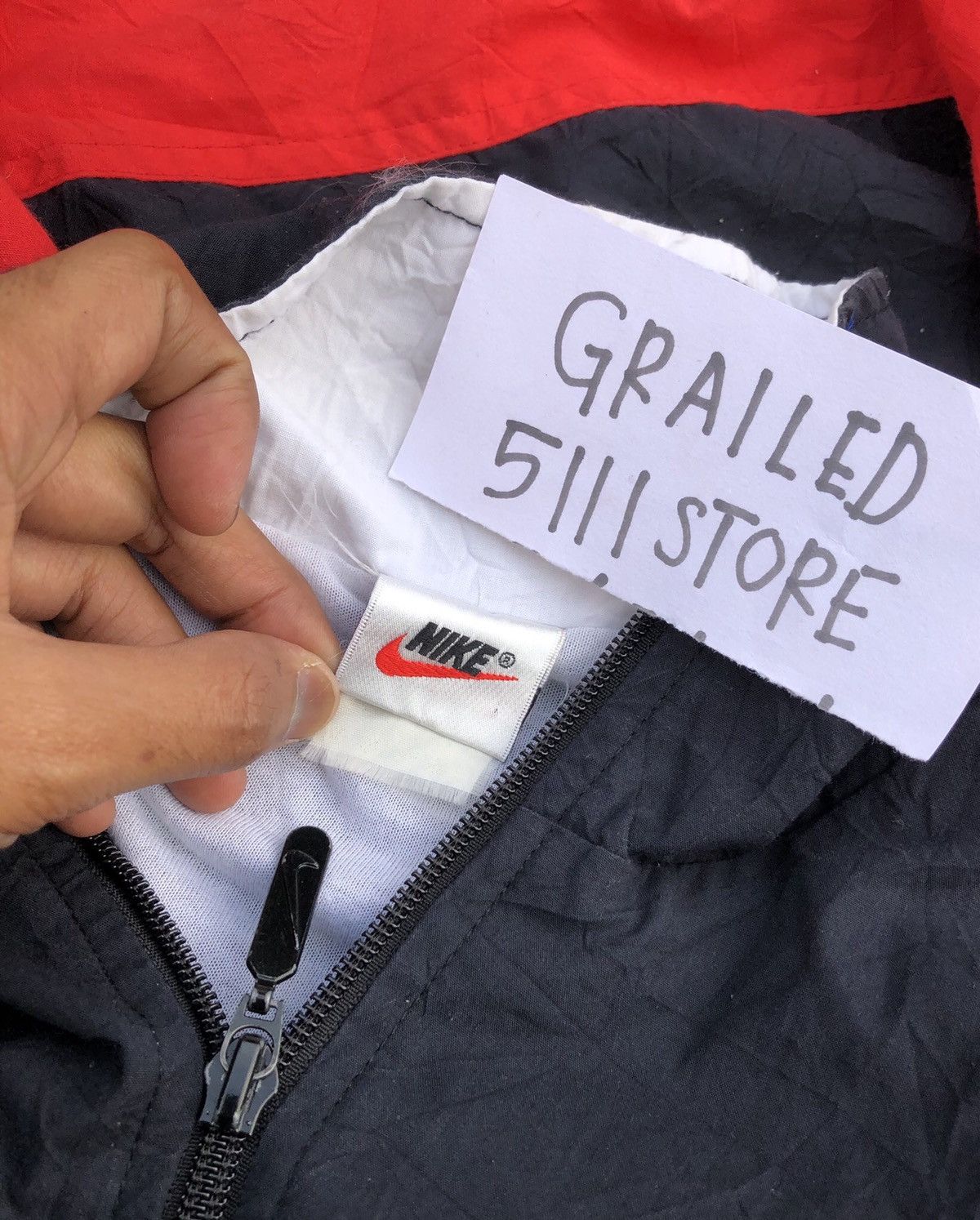 Nike × Vintage VINTAGE NIKE ZIPPER JACKET Size US L / EU 52-54 / 3 - 4 Thumbnail