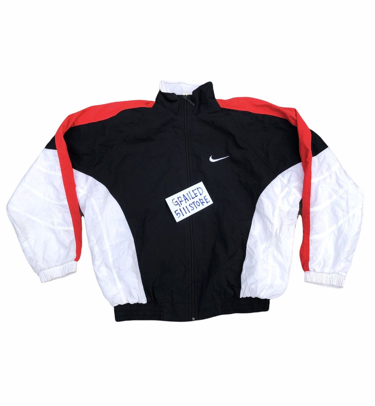 Nike × Vintage VINTAGE NIKE ZIPPER JACKET Size US L / EU 52-54 / 3 - 1 Thumbnail