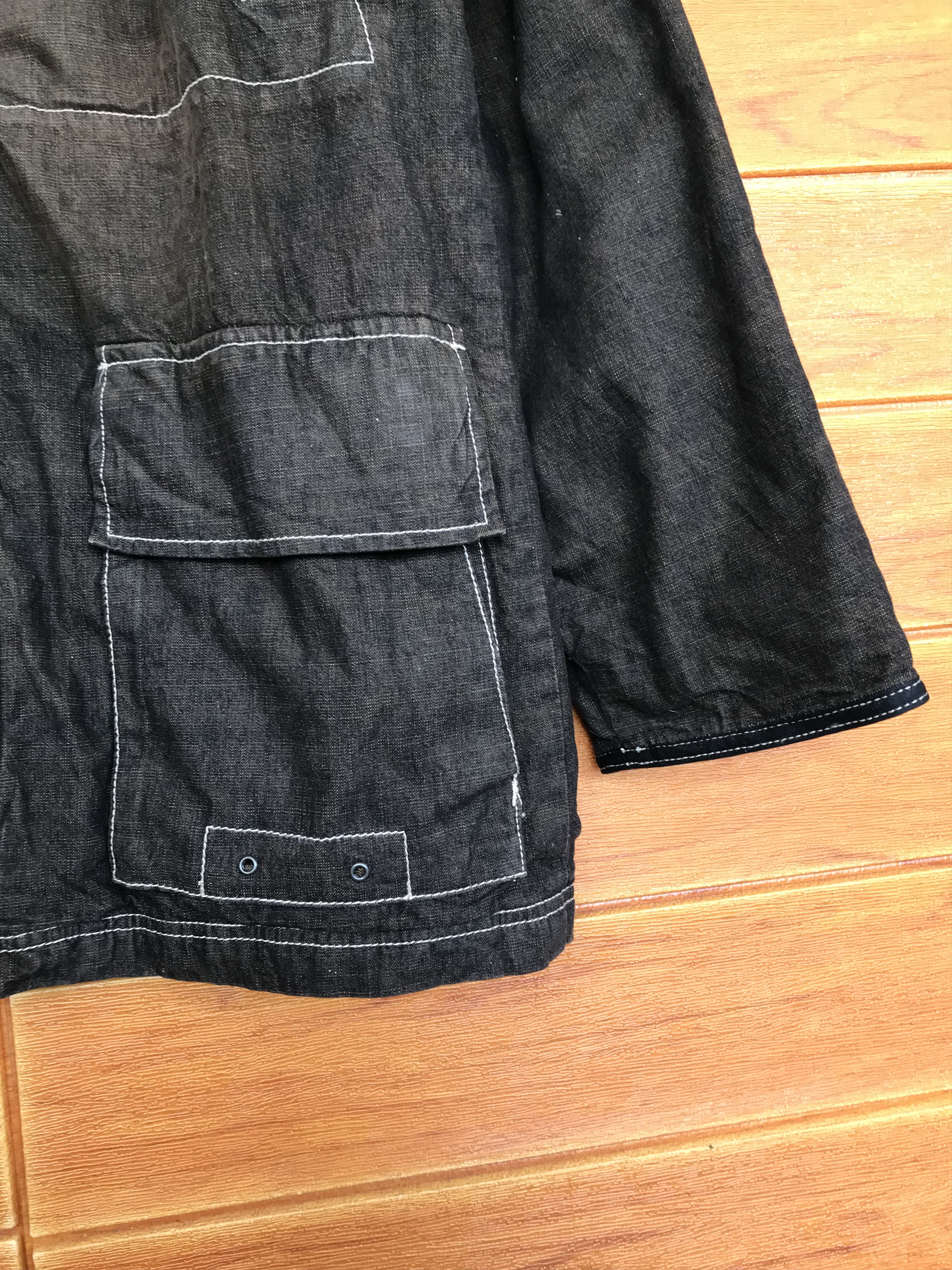 If Six Was Nine Japanese Brand Allix Design Denim Jacket Size US M / EU 48-50 / 2 - 5 Thumbnail