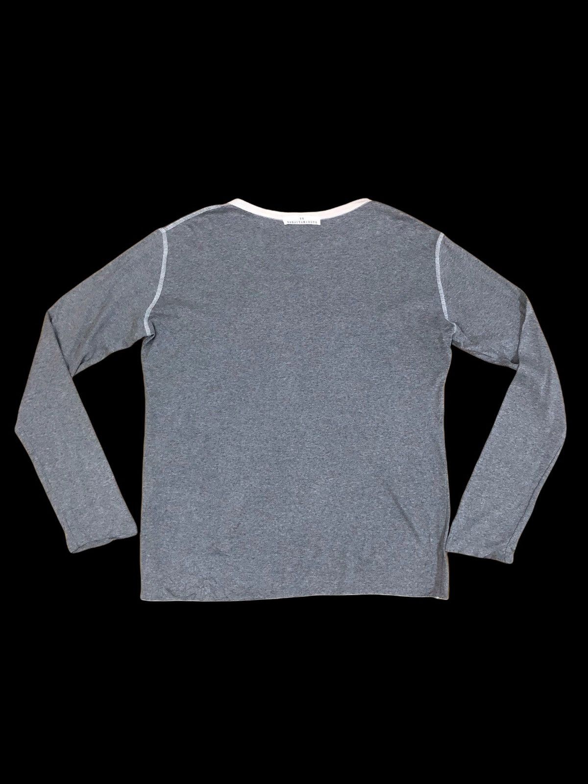 Yohji Yamamoto GRAIL🔥2007 Yohji Yamamoto ™️ Logo Elongated Arm Shirt Size US L / EU 52-54 / 3 - 5 Thumbnail