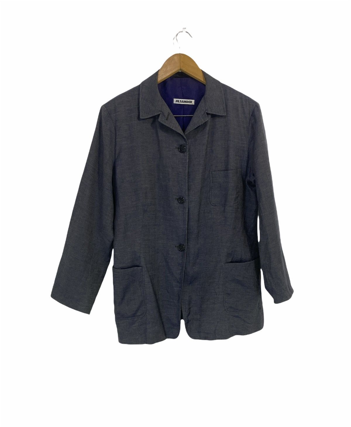 Jil Sander Jil Sander Linen Jacket Design 4 buttons Size US S / EU 44-46 / 1 - 1 Thumbnail