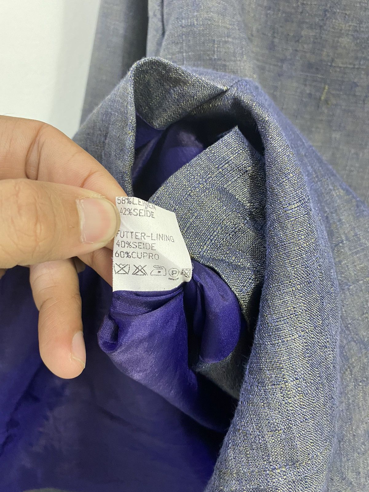 Jil Sander Jil Sander Linen Jacket Design 4 buttons Size US S / EU 44-46 / 1 - 7 Thumbnail
