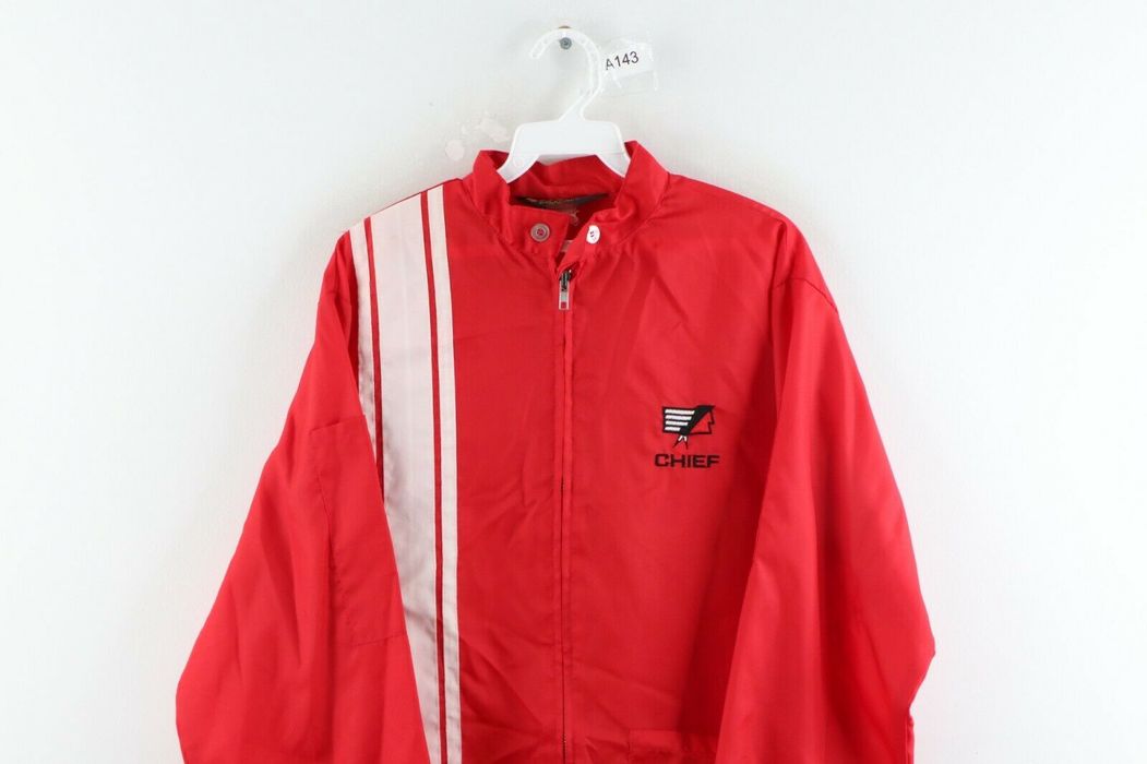 Vintage Vintage 70s Rockabilly Chief Indian Striped Racing Jacket | Grailed