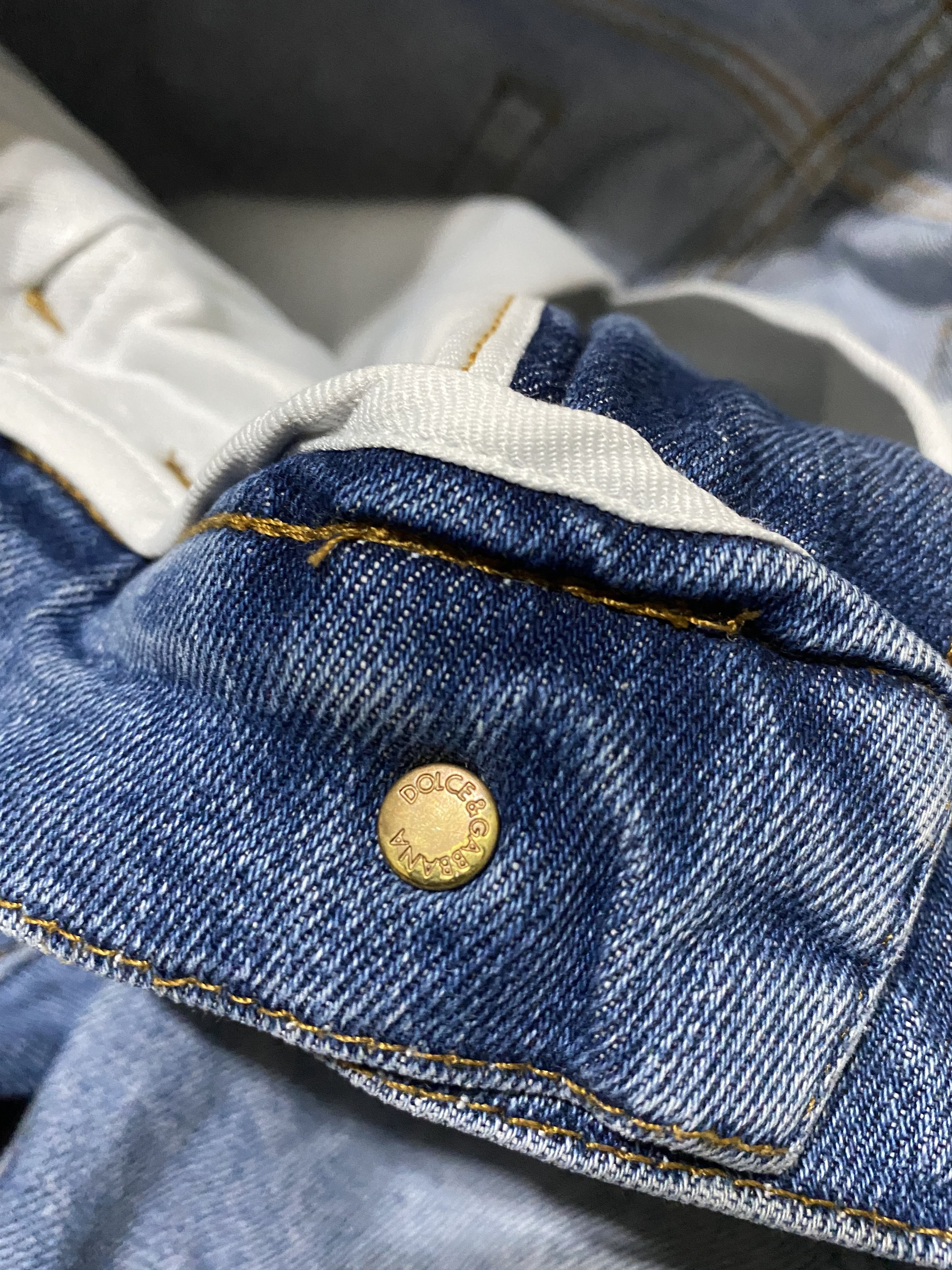 Dolce & Gabbana Dolce & Gabbana D&G Washed Torn Faded Jeans Denim Size US 30 / EU 46 - 11 Thumbnail