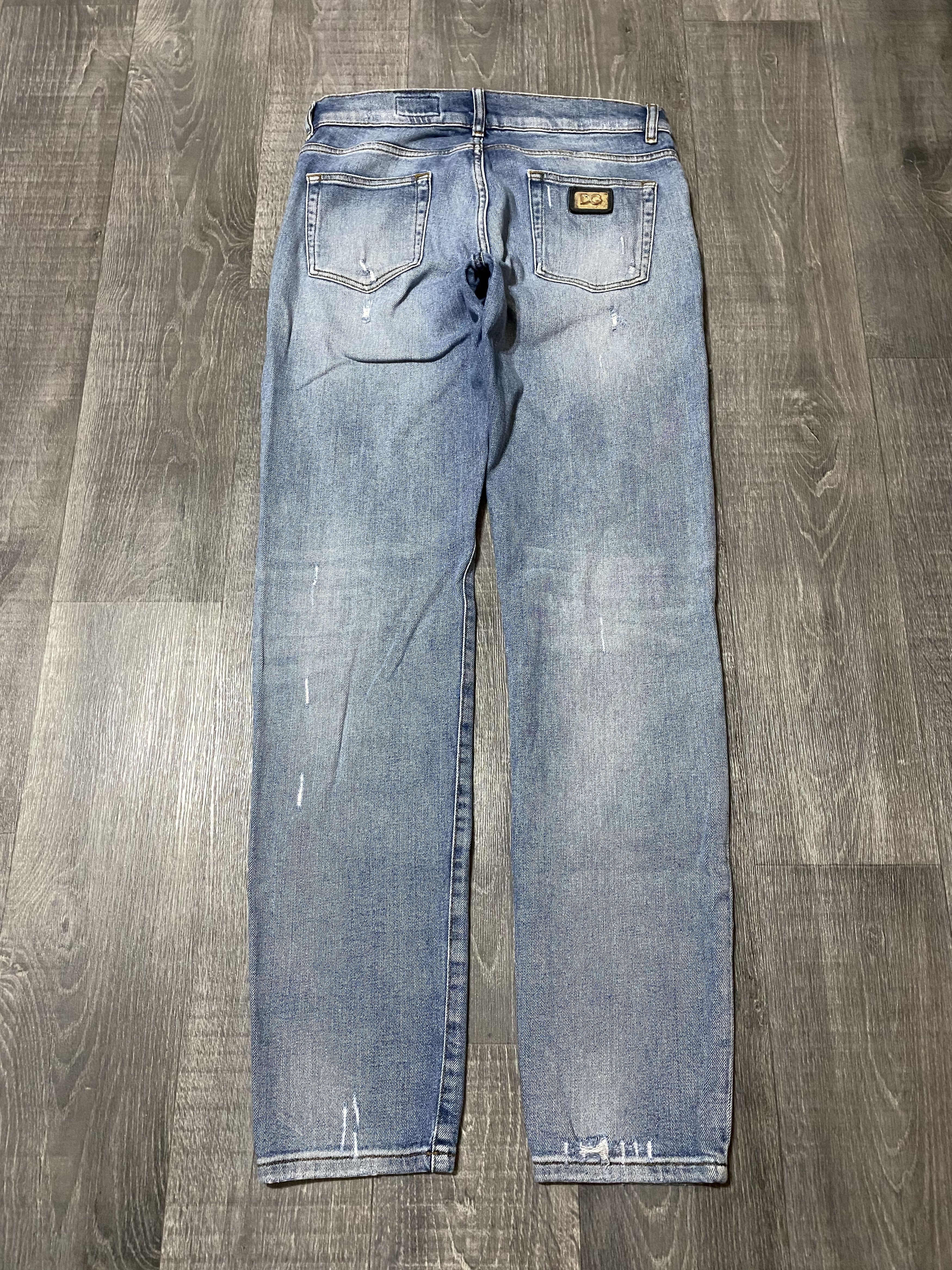 Dolce & Gabbana Dolce & Gabbana D&G Washed Torn Faded Jeans Denim Size US 30 / EU 46 - 2 Thumbnail