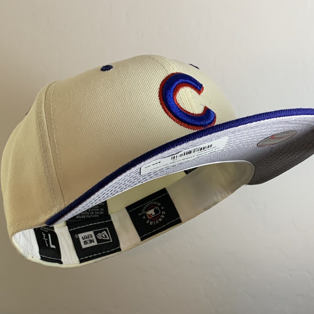 Not Hat Club Chicago Cubs Cubbie 2 Tone Exclusive 7 1/4 Off White Black  Green UV