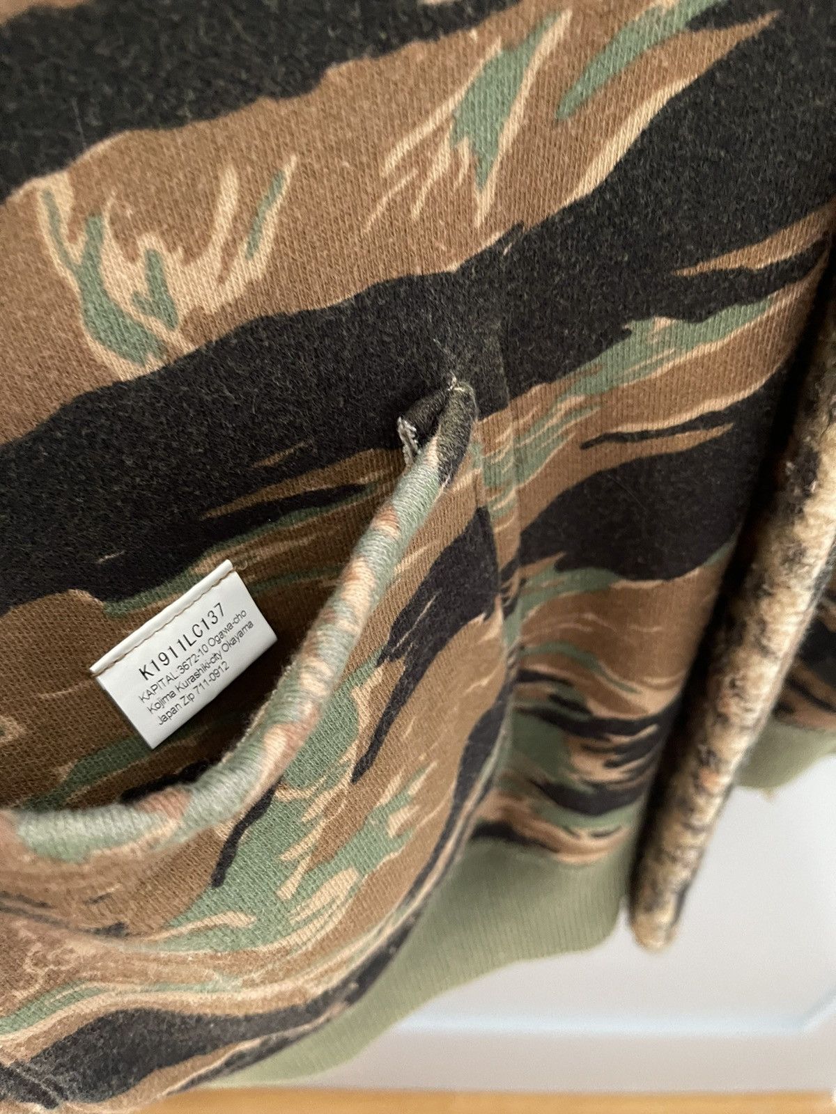 Kapital Fleece Camouflage Reversible Cardigan Size US L / EU 52-54 / 3 - 3 Thumbnail