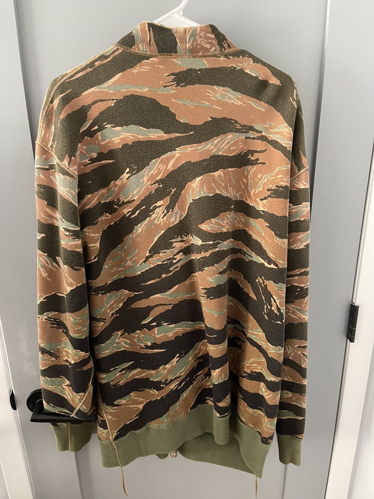 Kapital Fleece Camouflage Reversible Cardigan Size US L / EU 52-54 / 3 - 2 Thumbnail