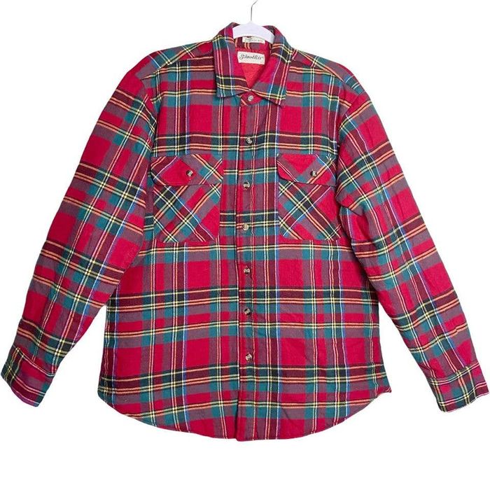 St. Johns Bay Vintage St. John’s Bay Plaid Flannel Insulated Shirt ...