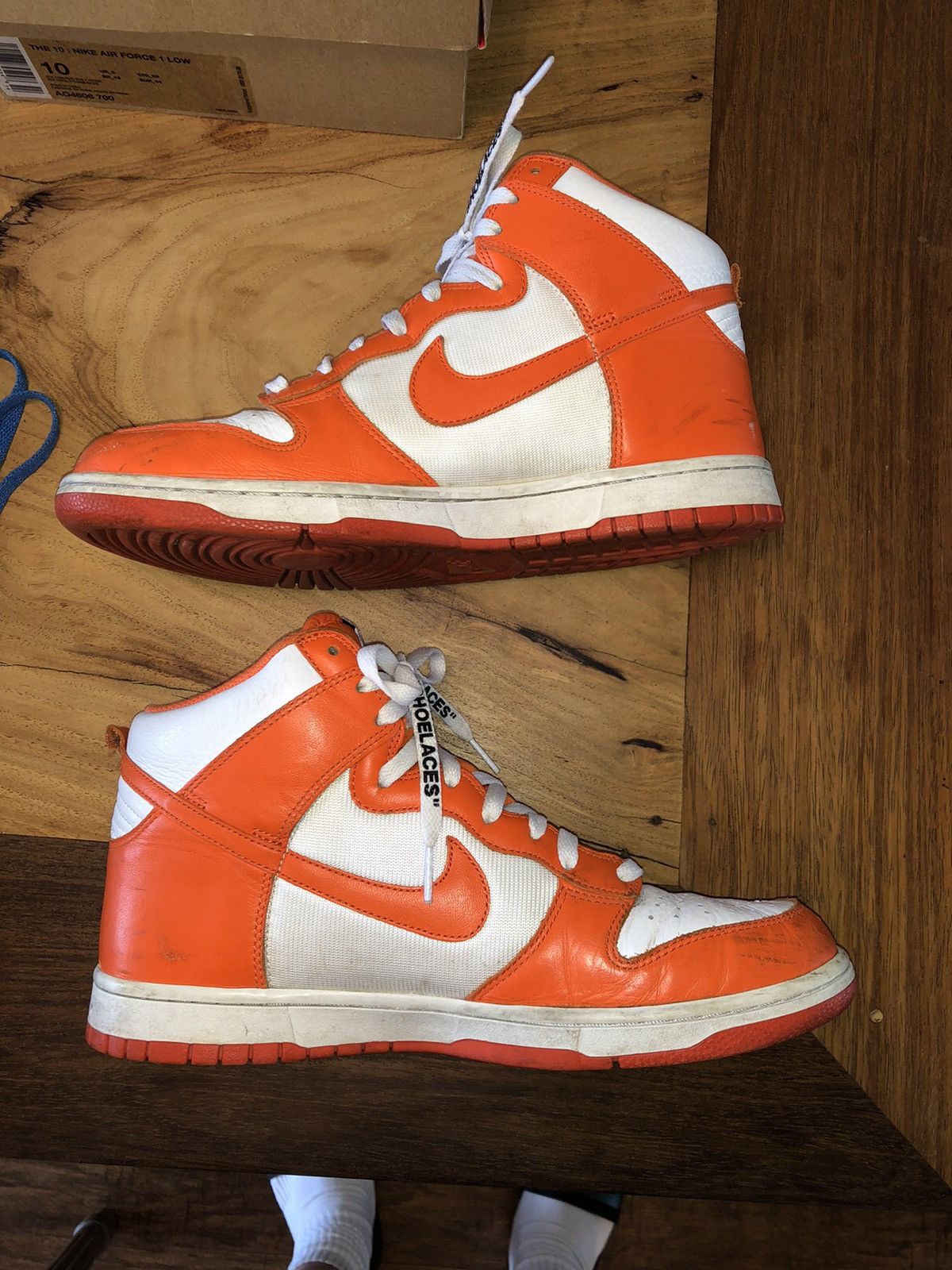 Nike × Vintage Vintage Nike Dunk High Orange Blaze 09 Size US 10.5 / EU 43-44 - 3 Thumbnail