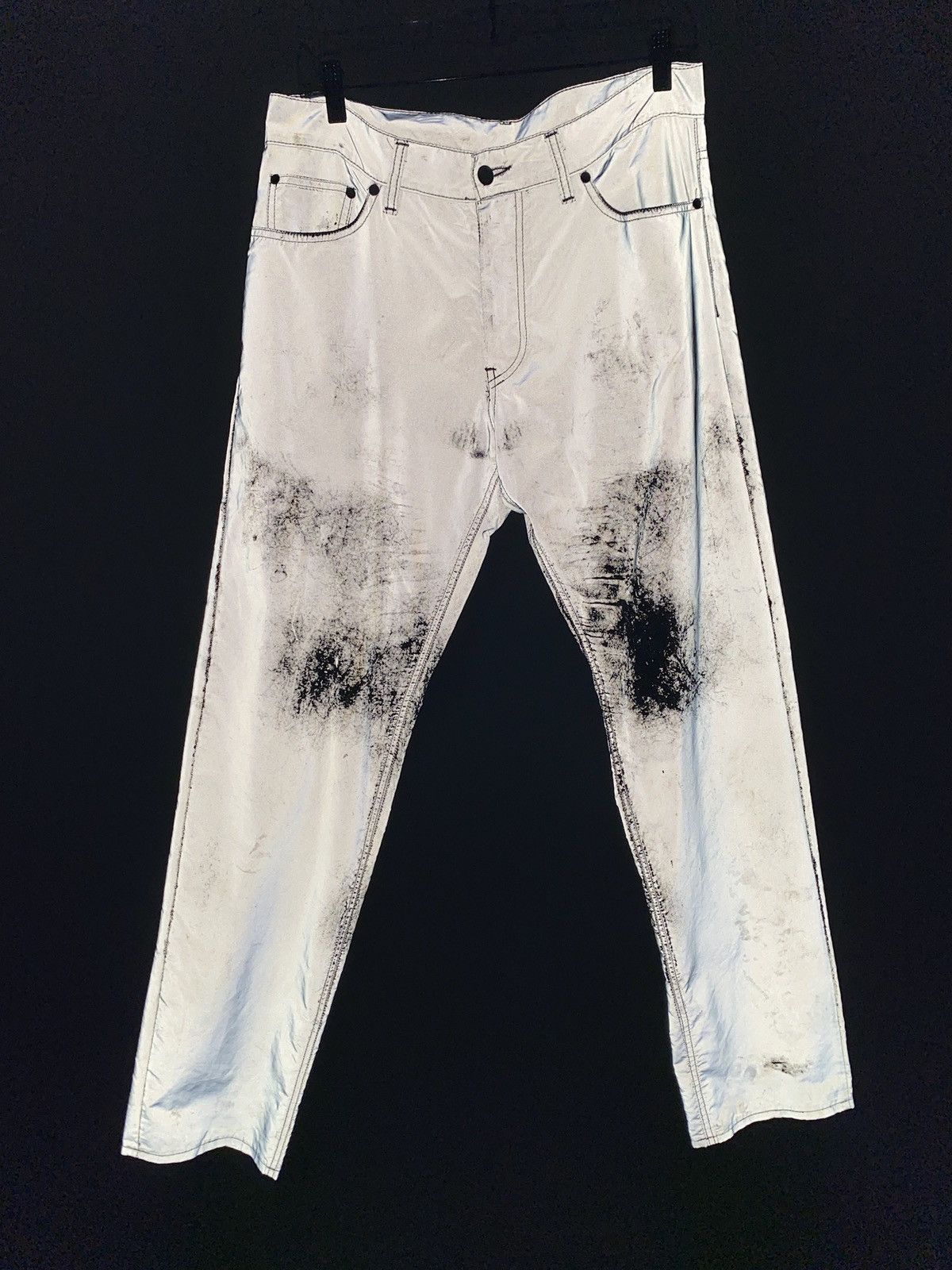 Helmut Lang A/W 1996 Archive Reflective Pants | Grailed