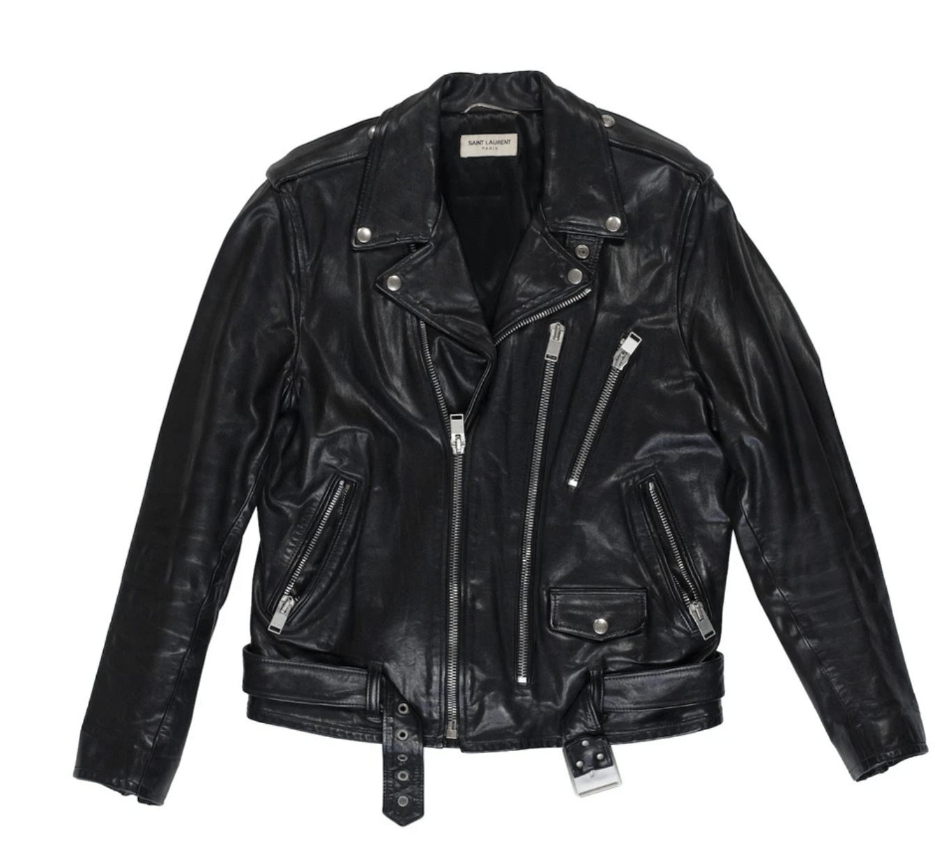 Saint Laurent Paris 2013 L17 Black Leather Jacket | Grailed