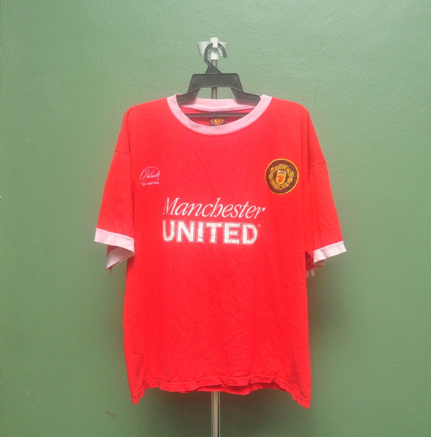 Vintage Eric Cantona Legend England Travis Scott Style