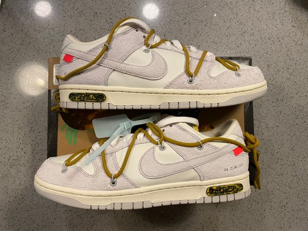 Nike Dunk Low Off-White Lot From Qin Min Bought Through, 60% OFF