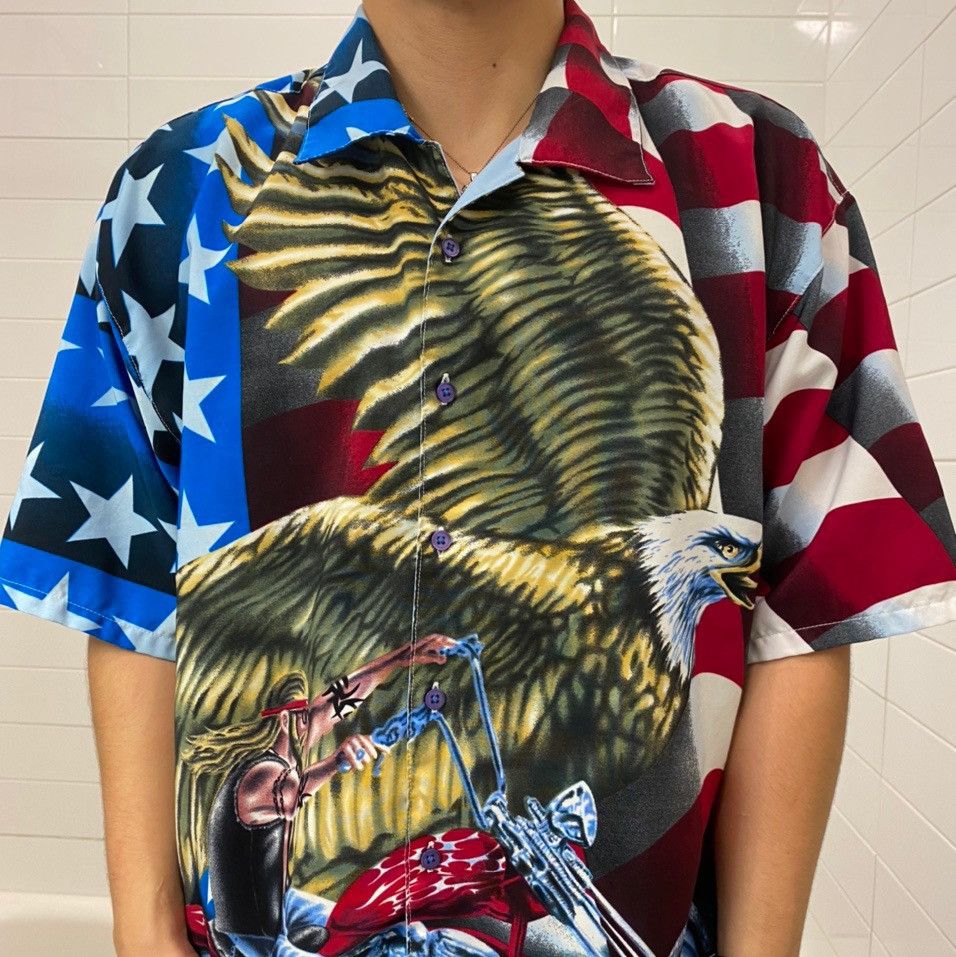 Steve And Barrys Steve And Barry’s Chopper Blue TShirt Grailed