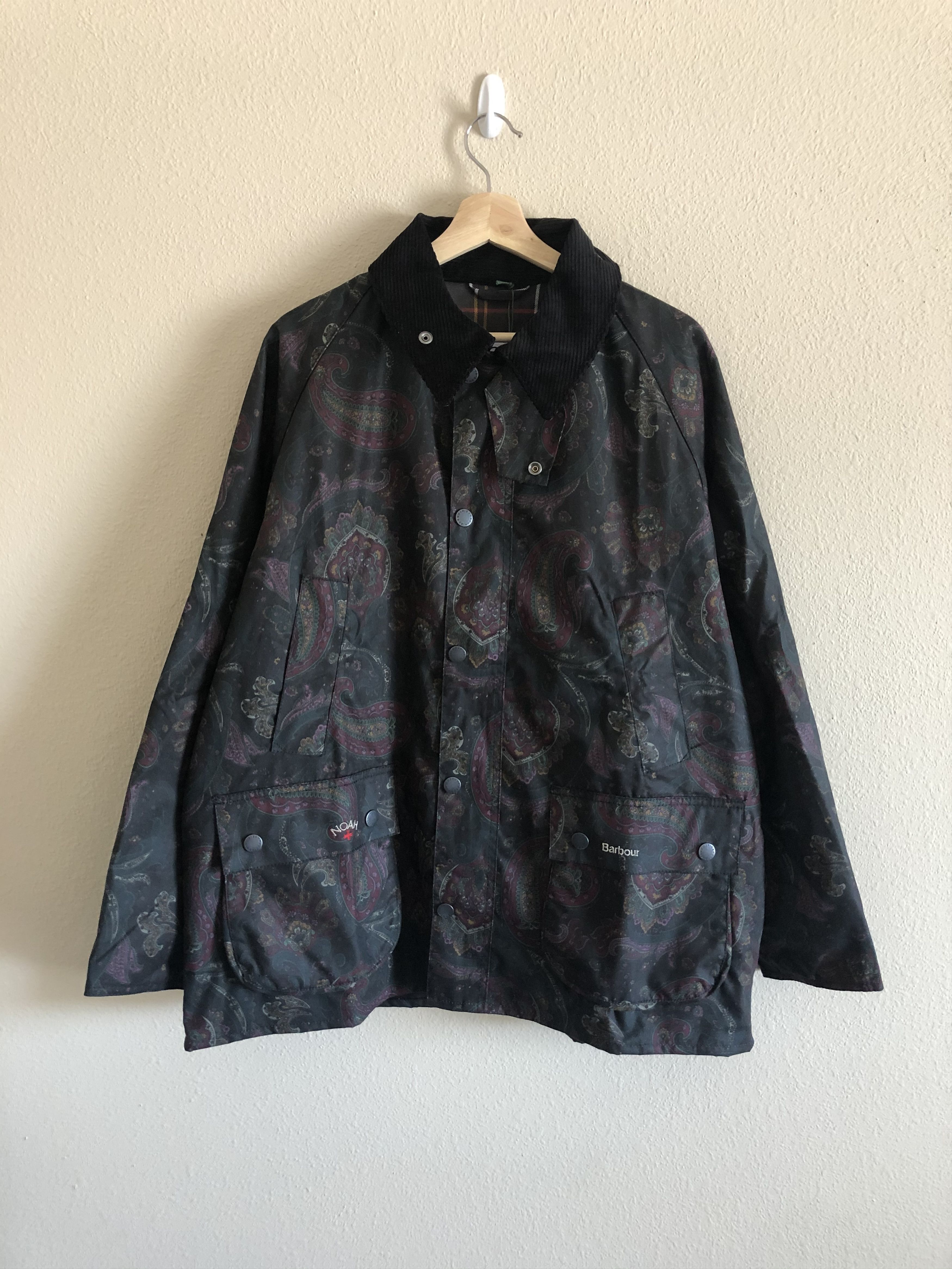 Barbour Noah Barbour Paisley Waxed Bedale Jacket | Grailed