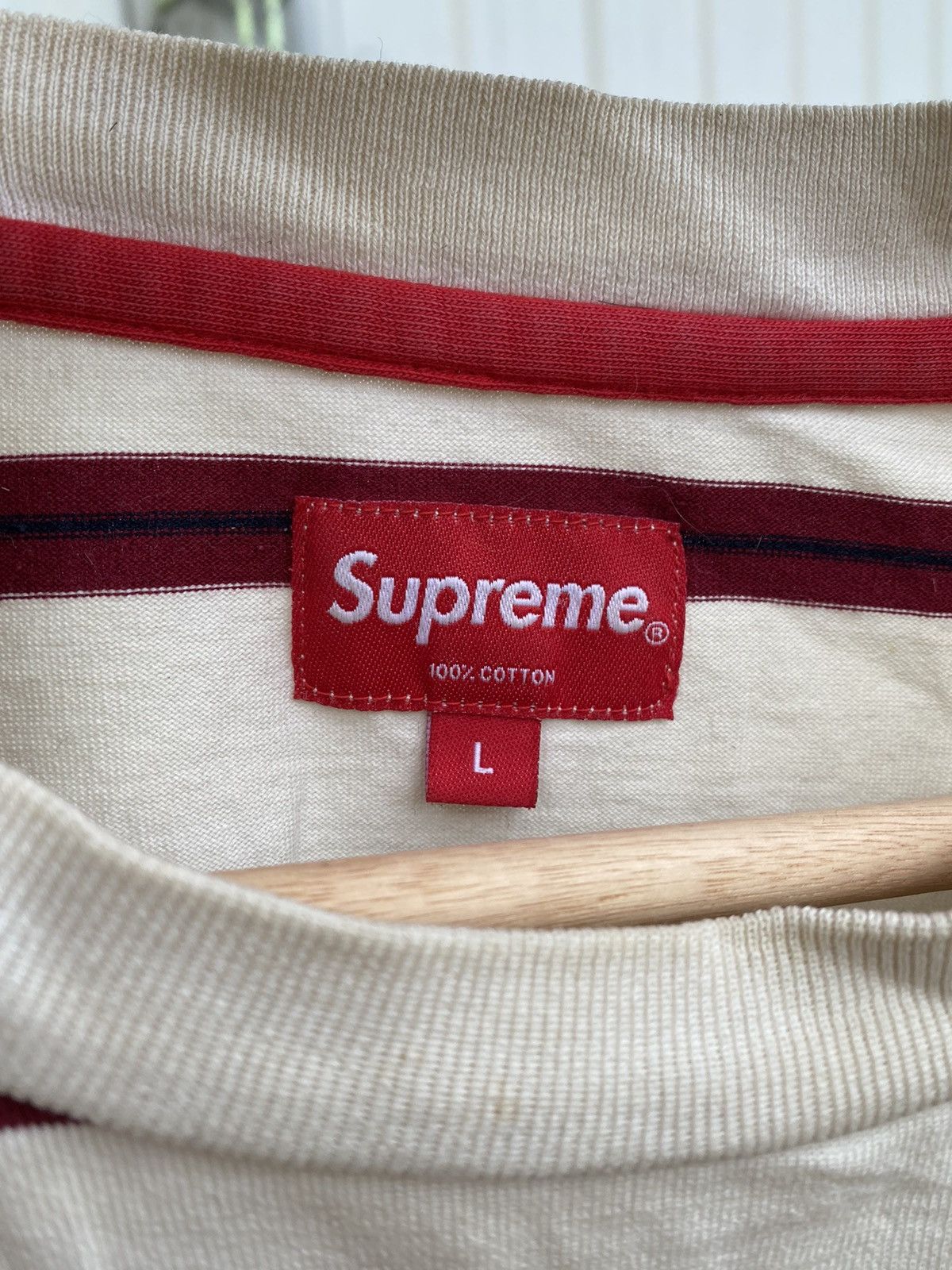 Supreme Classic Logo Long Sleeve Size US L / EU 52-54 / 3 - 3 Thumbnail